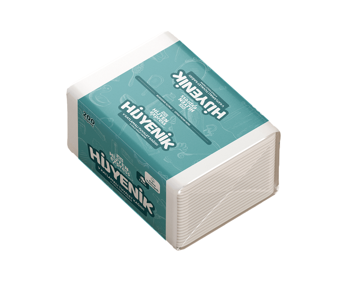 Hijyen Express V Katlama Tekçek Tuvalet Kağıdı 250x24