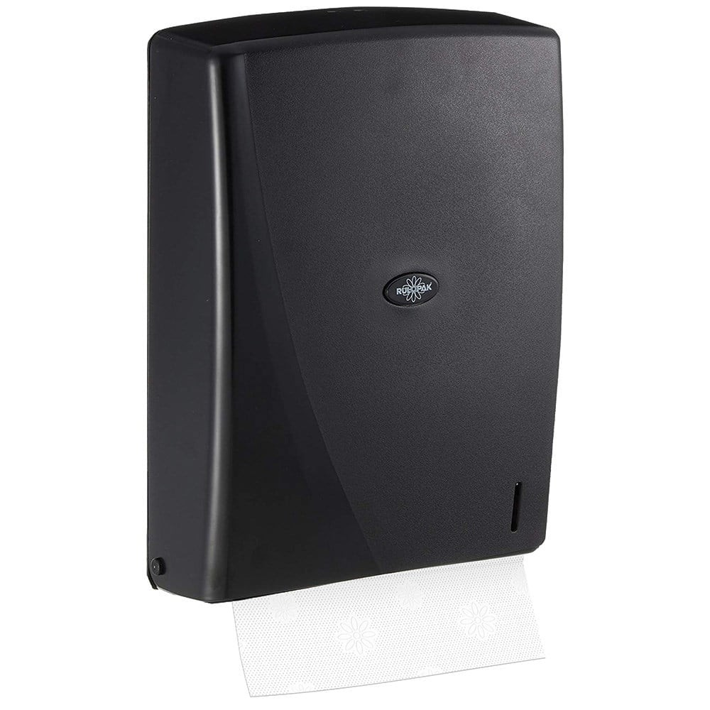 Rulopak Modern Z Katlama Kağıt Havlu Dispenseri 400'Lü Siyah