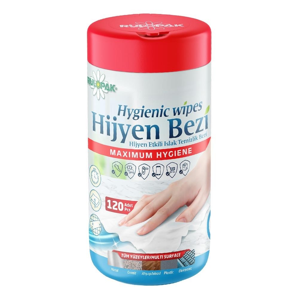 Rulopak Islak Hijyen Bezi 120 Adet 800026