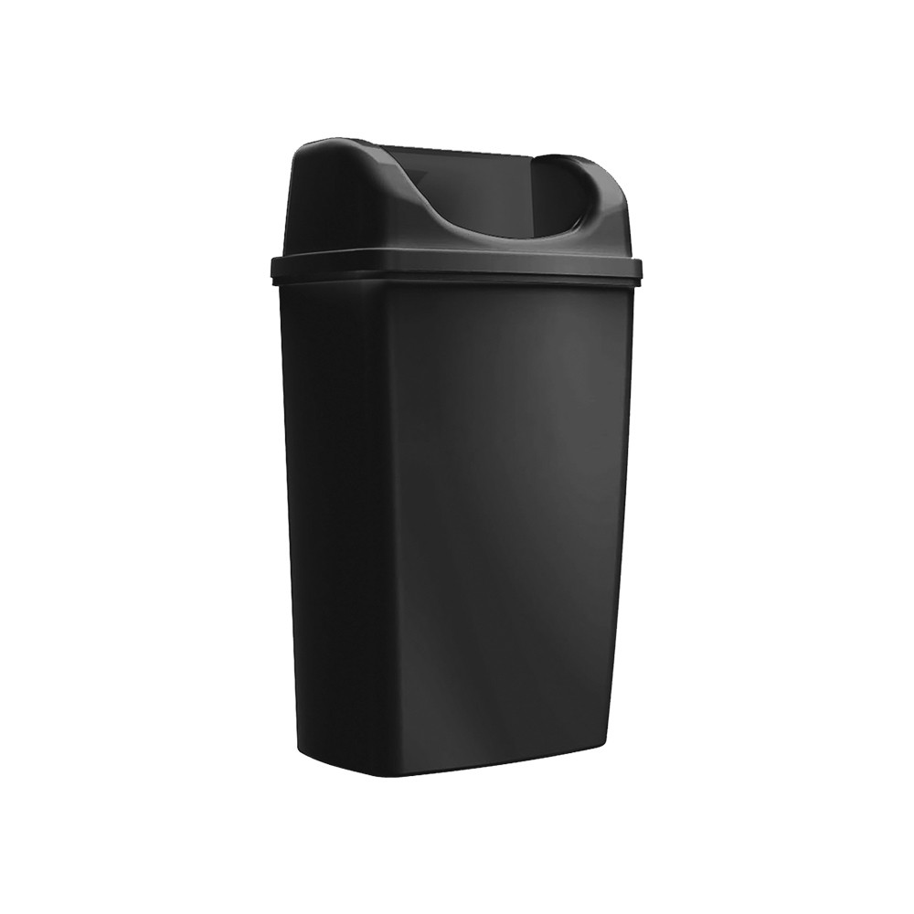 Duvara Monte Çöp Kovası 25 Lt Siyah