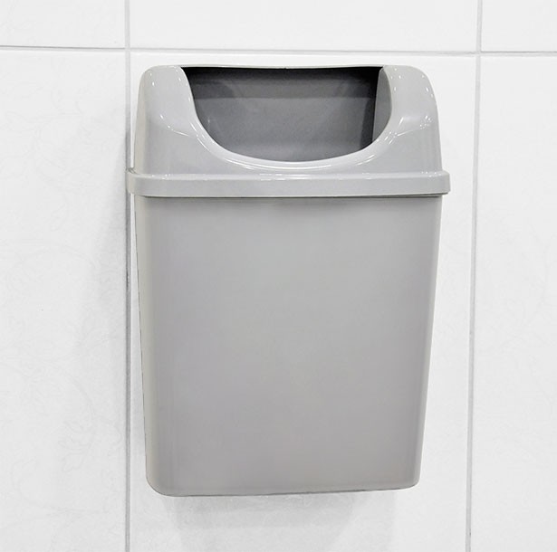 Duvara Monte Çöp Kovası 6 Lt Beyaz