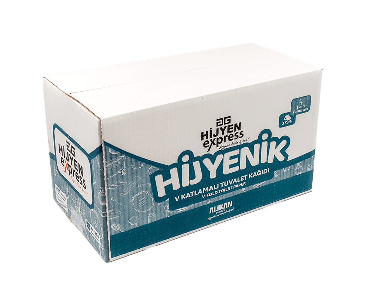 Hijyen Express V Katlama Tekçek Tuvalet Kağıdı 250x24