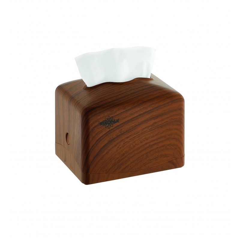 Rulopak R-1332 Tekçek Modern Mini Masaüstü Peçete Dispenseri Koyu Ahşap