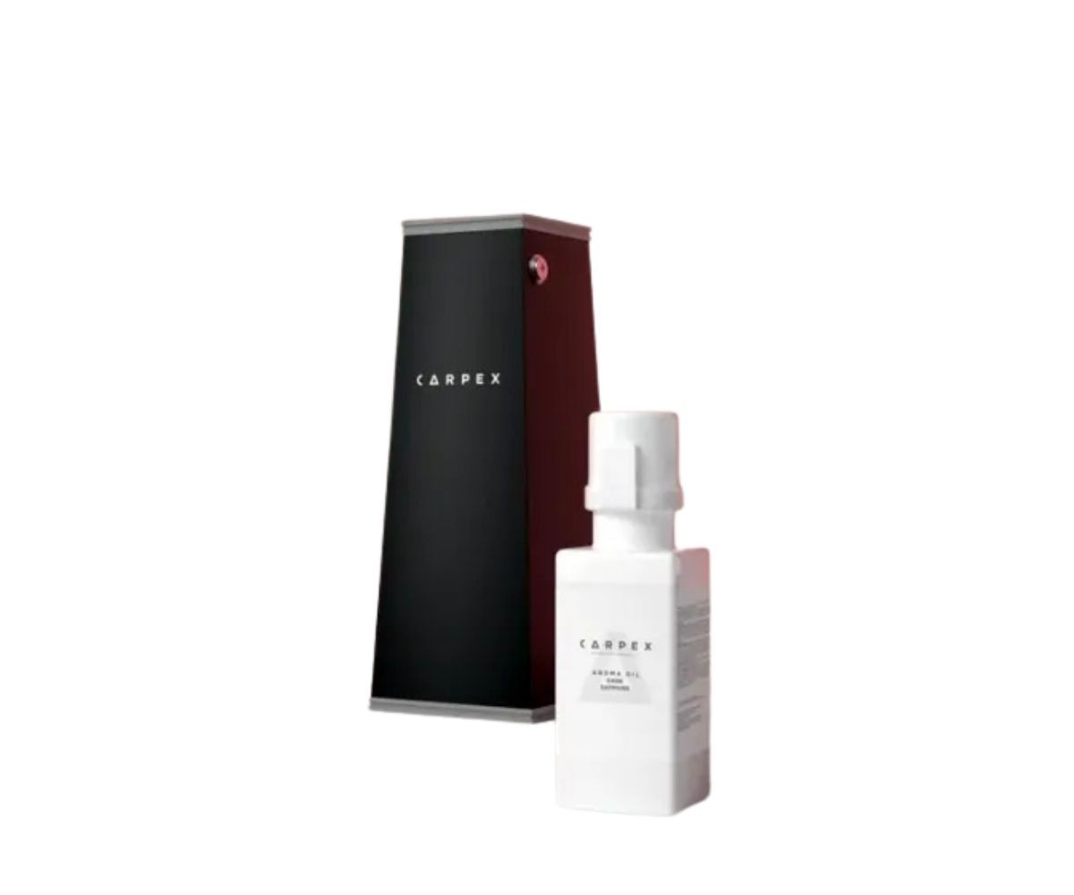Auramax Pro 1200S Geniş Alan Koku Makinesi Siyah ve Dark Sapphire Auramax Koku Kartuşu 250 ML Seti