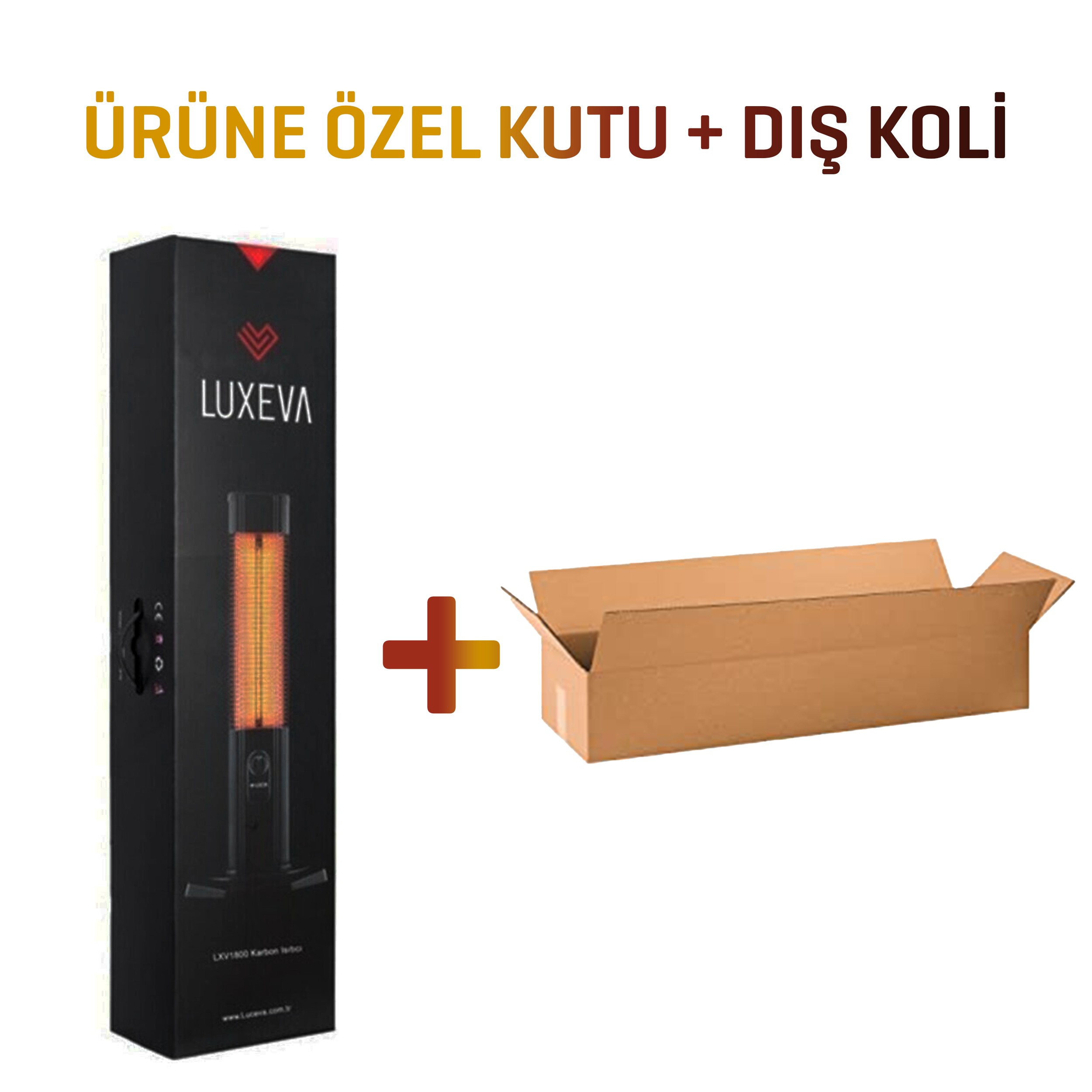 Luxeva LXV-2000 Karbon Elektrikli İnfrared Isıtıcı 2000W