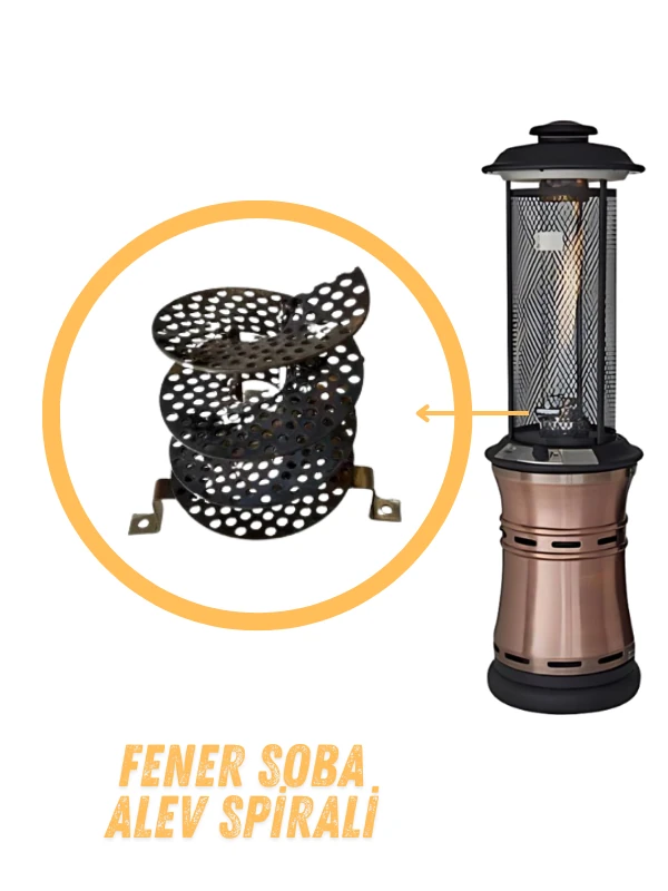 LPG Gazlı Fener Soba Alev Spirali