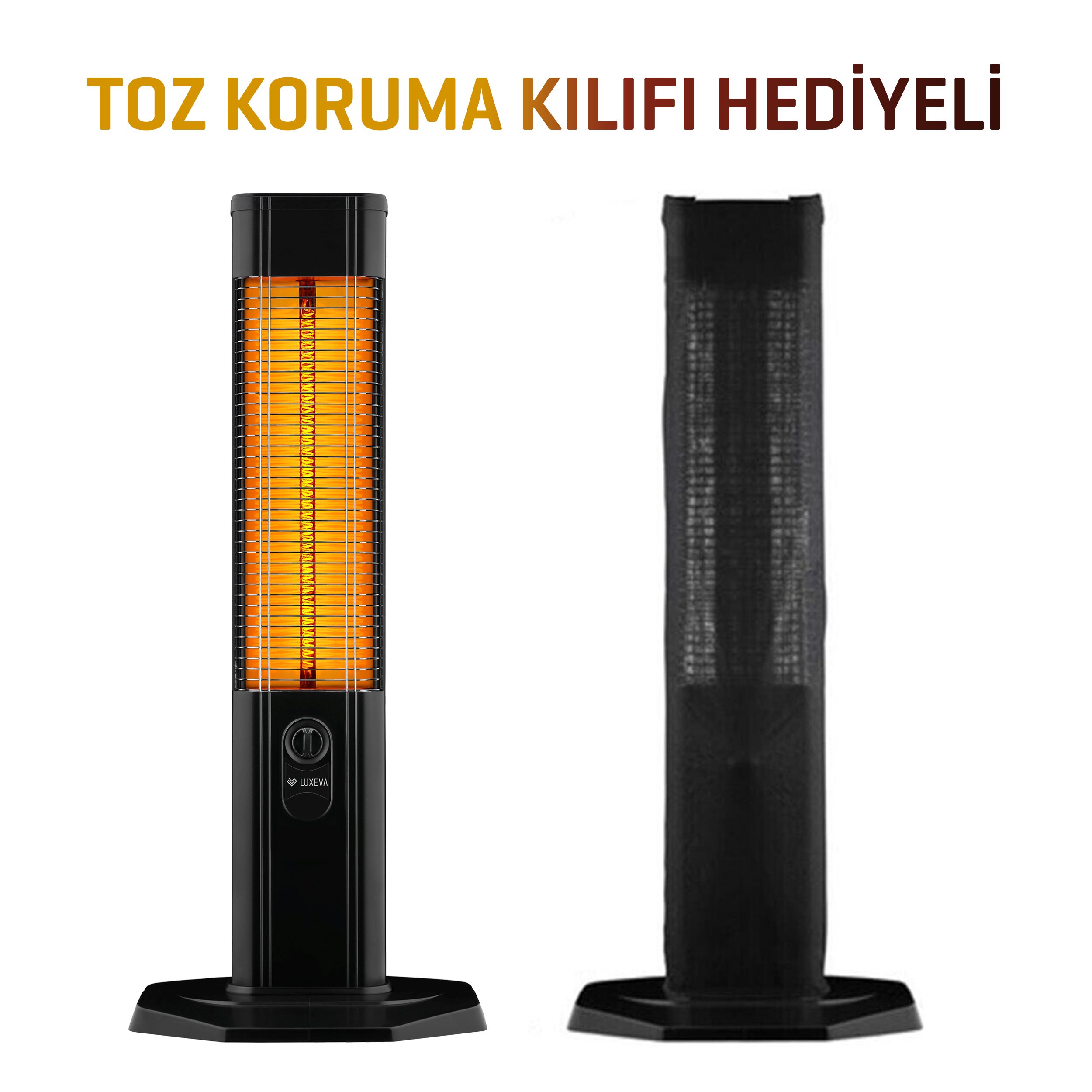 Luxeva LXV-2000 Karbon Elektrikli İnfrared Isıtıcı 2000W