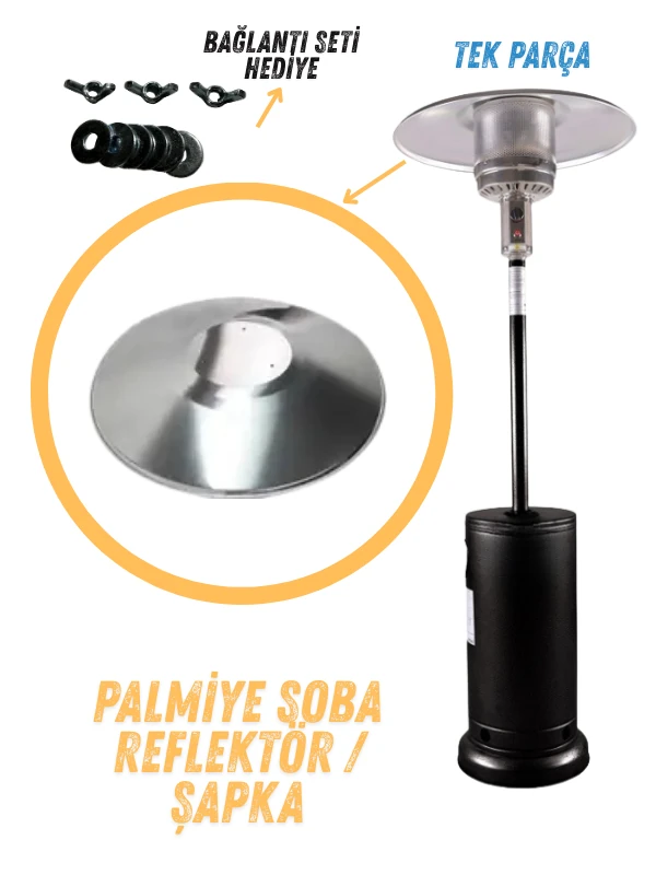 Palmiye Reflektör / Şapka (Tek Parça)