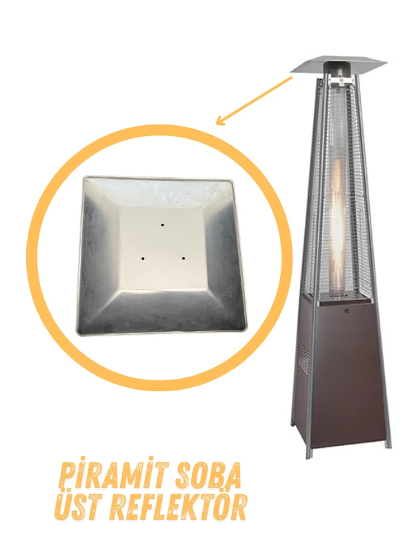 Piramit Soba Reflektör / Şapka