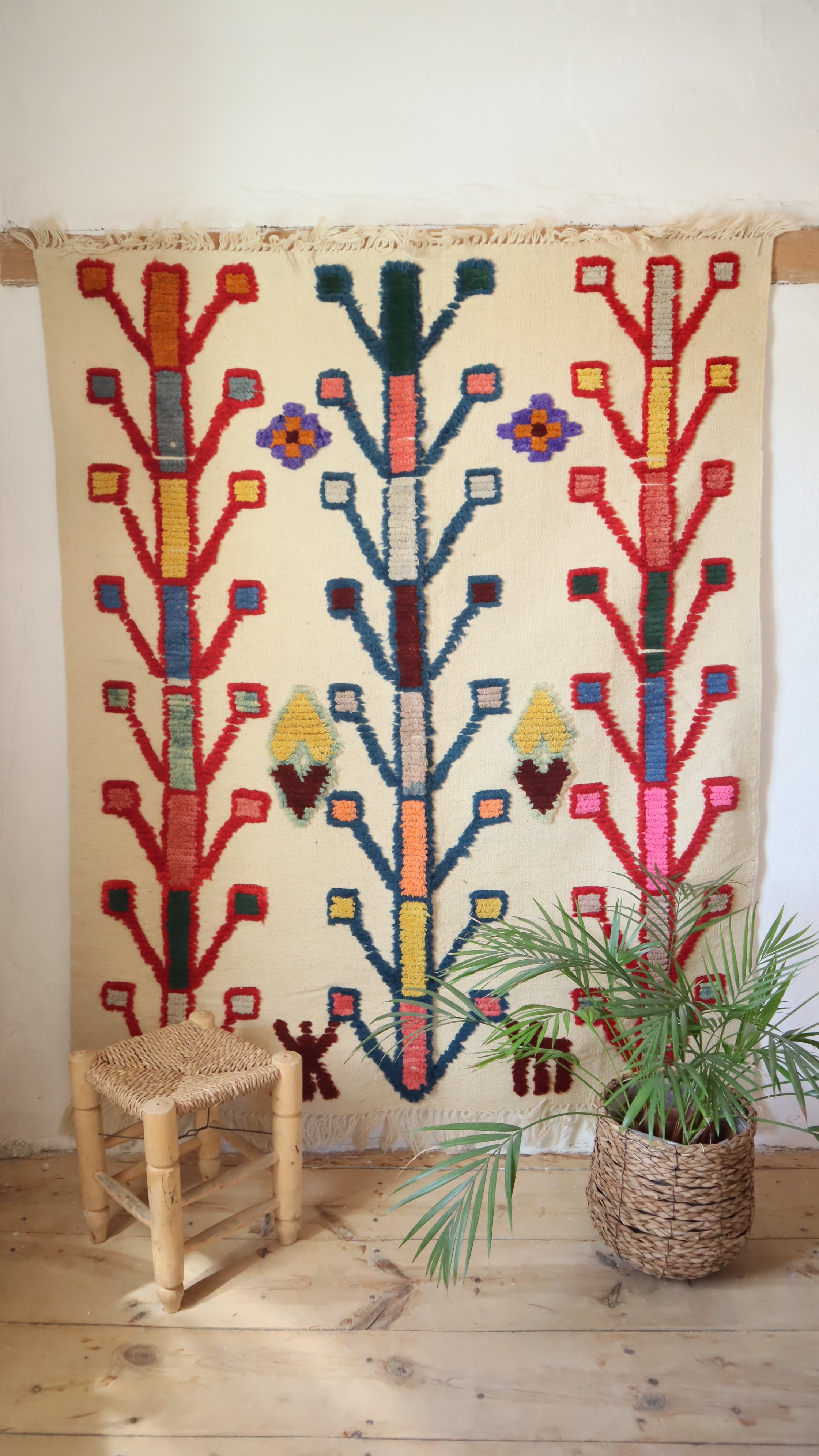 Hayat Ağacı El Dokuma Kilim