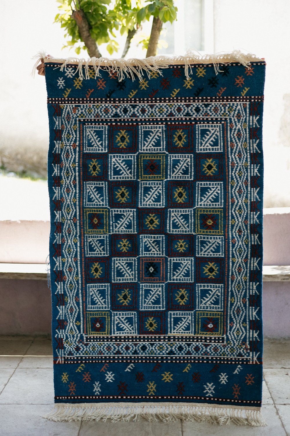 Pıtrak Cicim Kilim - Lacivert