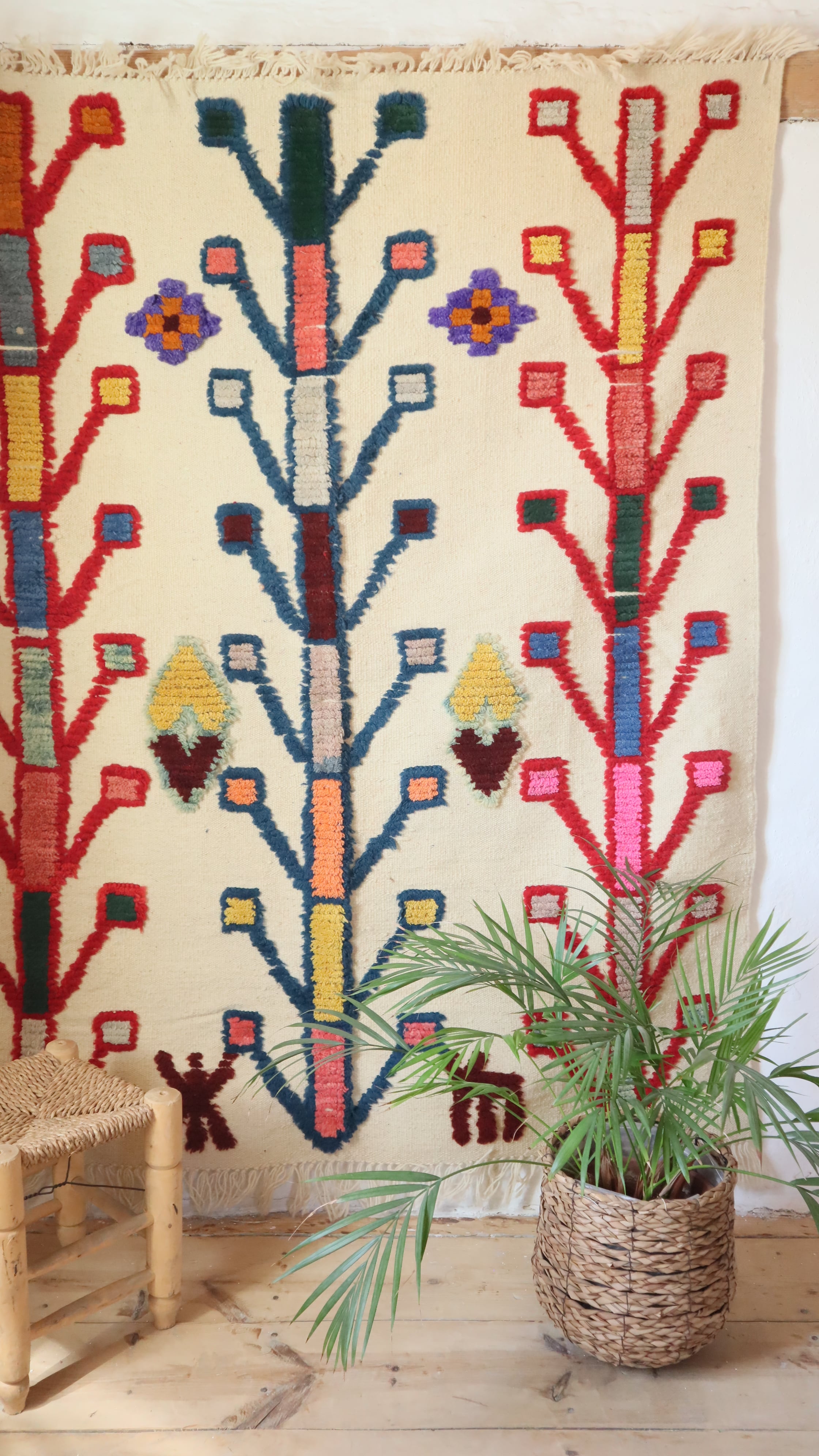 Hayat Ağacı El Dokuma Kilim