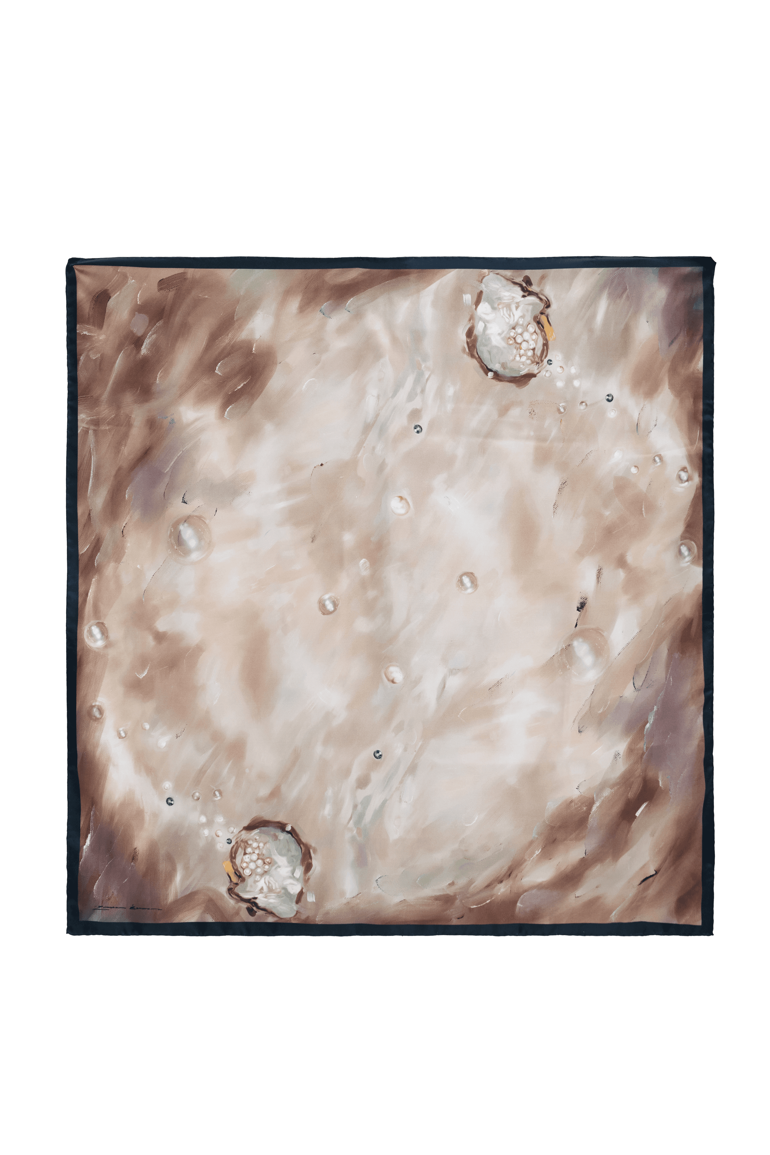 Pearl Oyster Silk Scarf