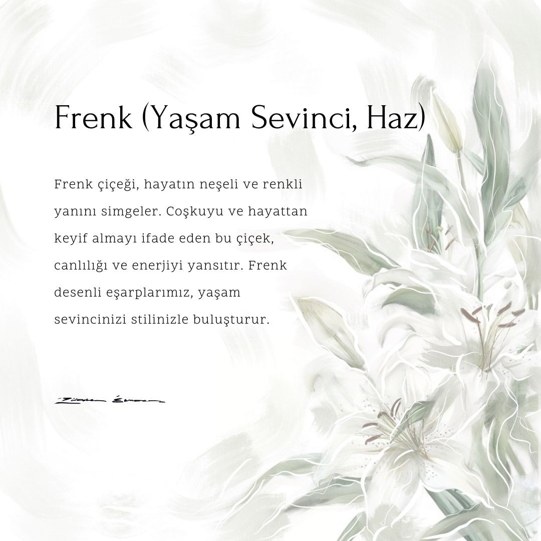Frenk Antrasit Fular 70/70cm 