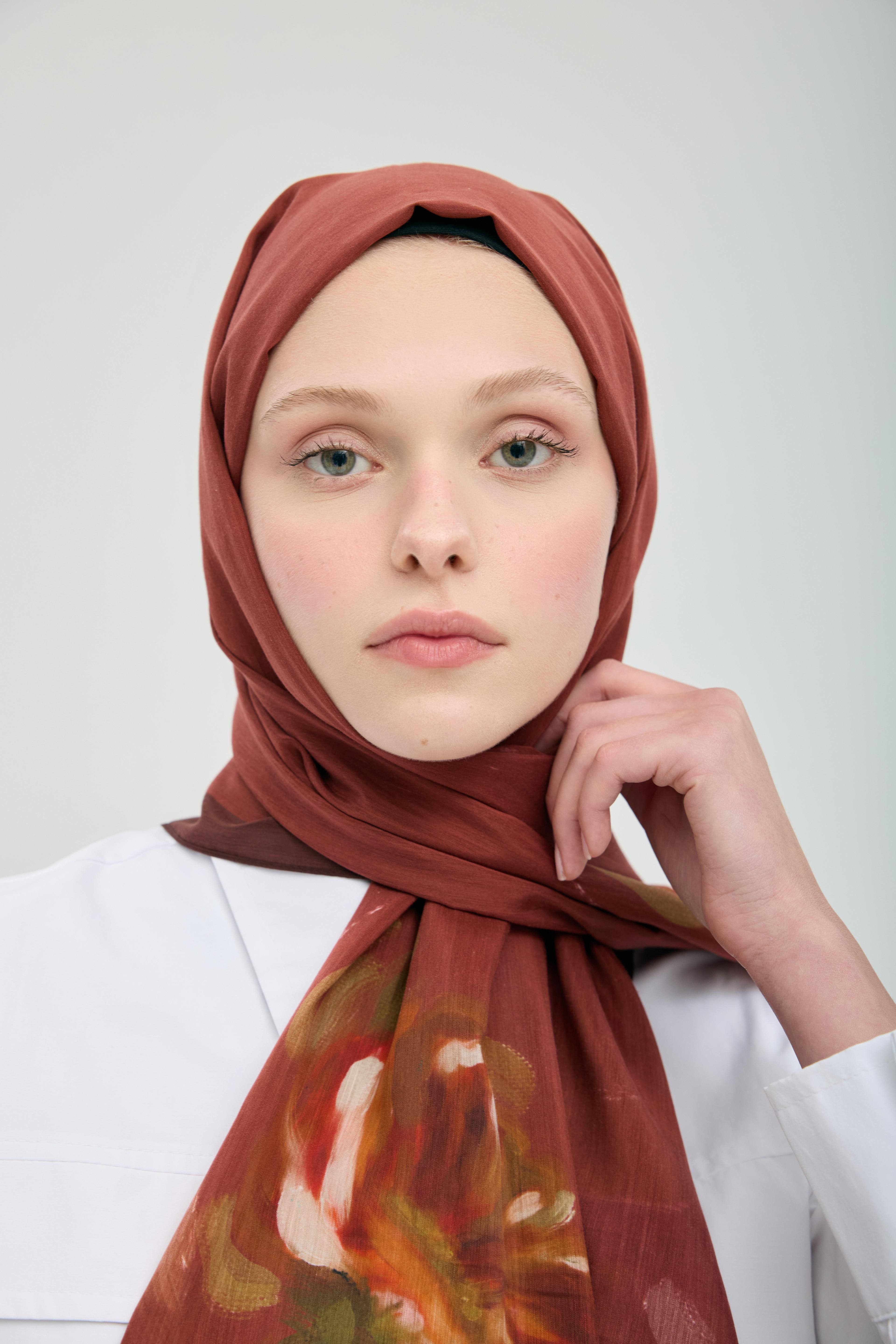 Manolya Bordo Şal 