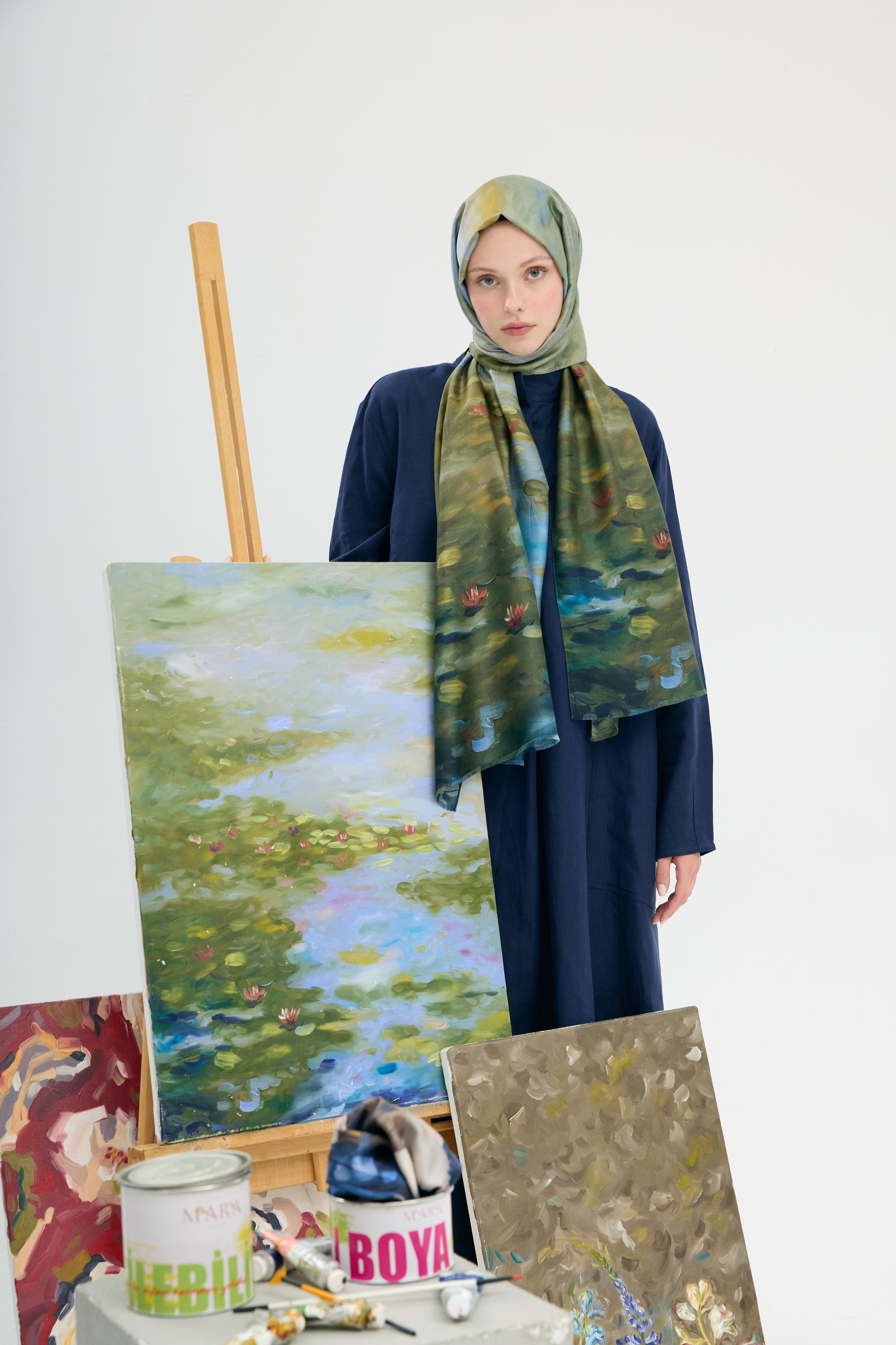 Nilüfer İpek Şal