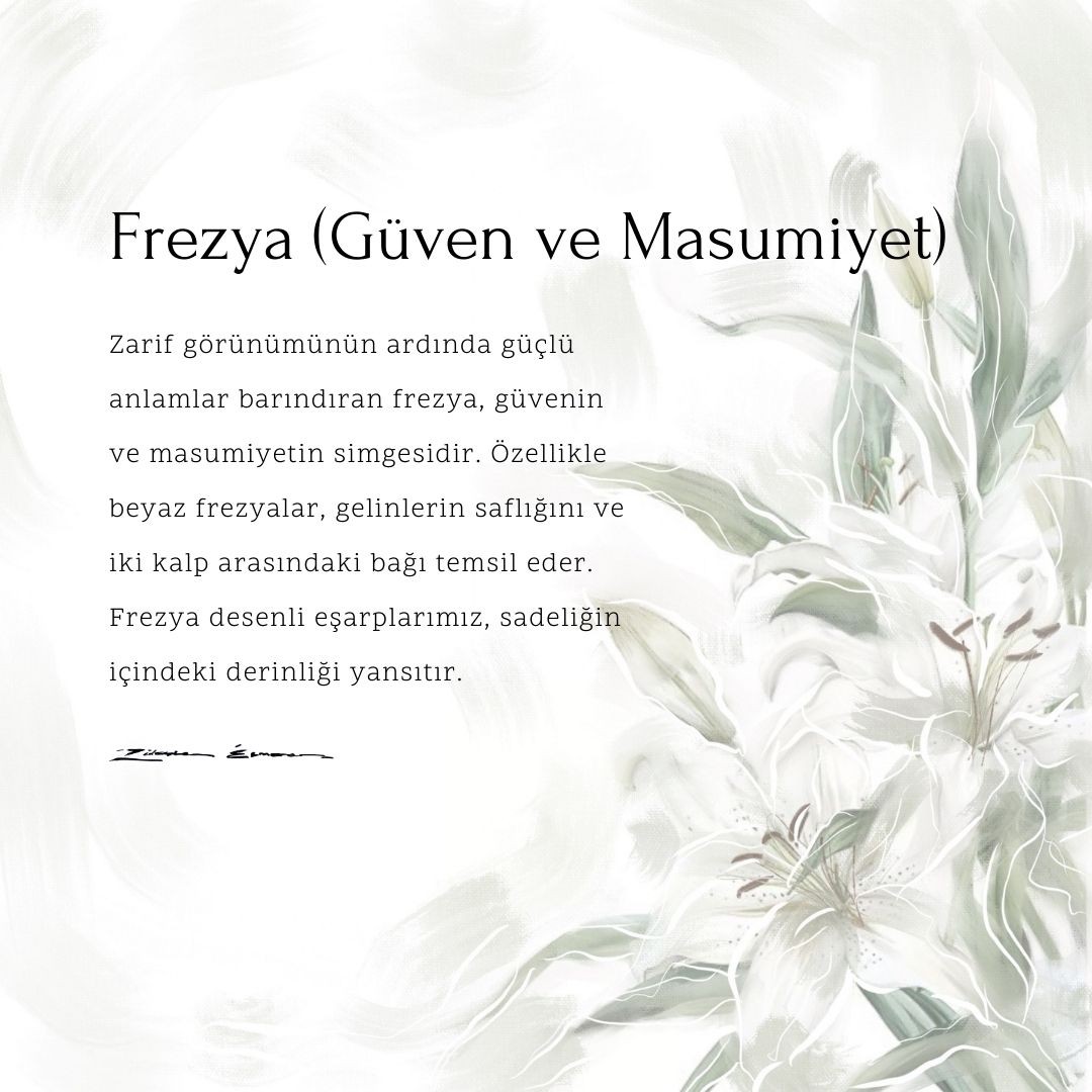 Frezya İpek Fular 70/70 cm