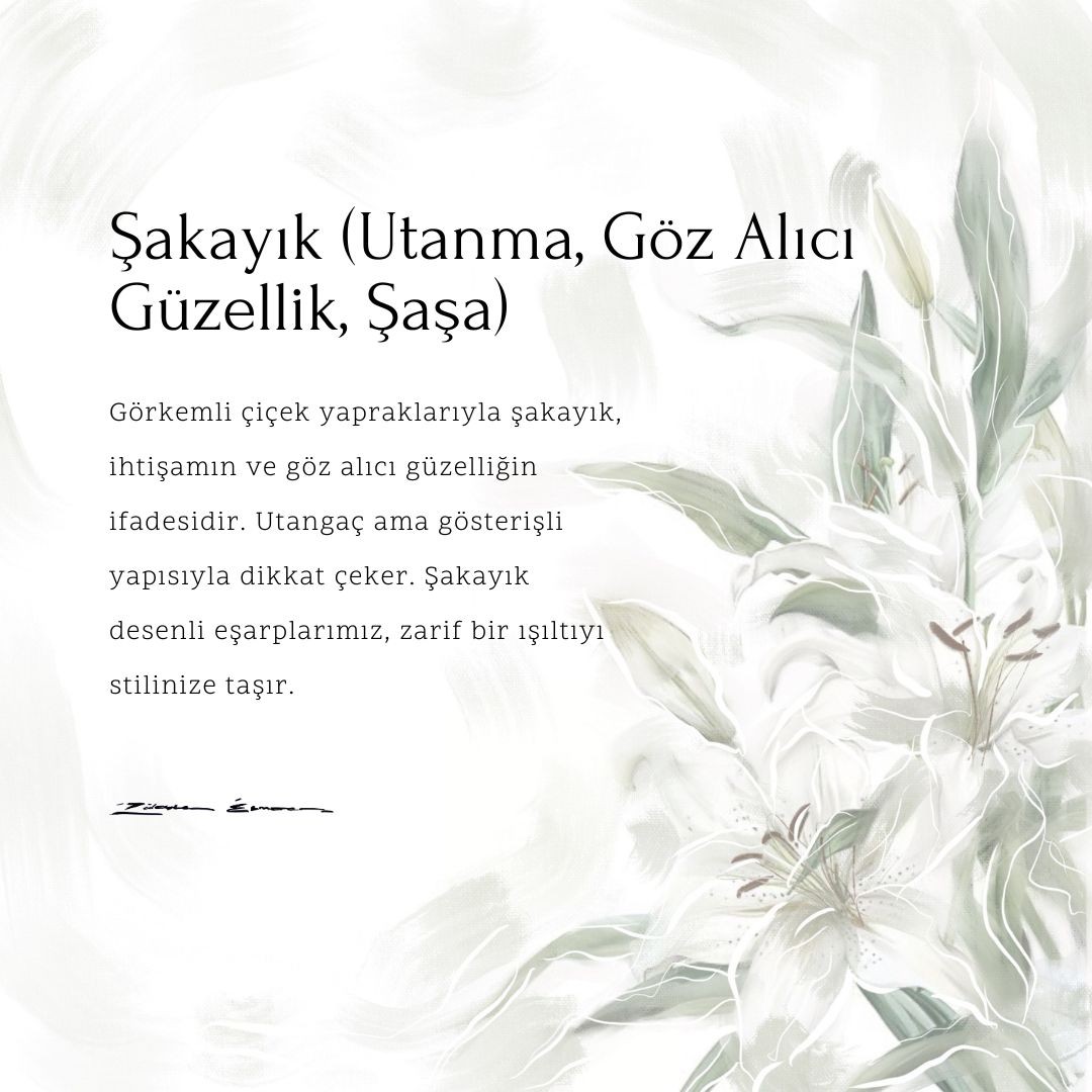 Şakayık İpek Fular 55/55 cm