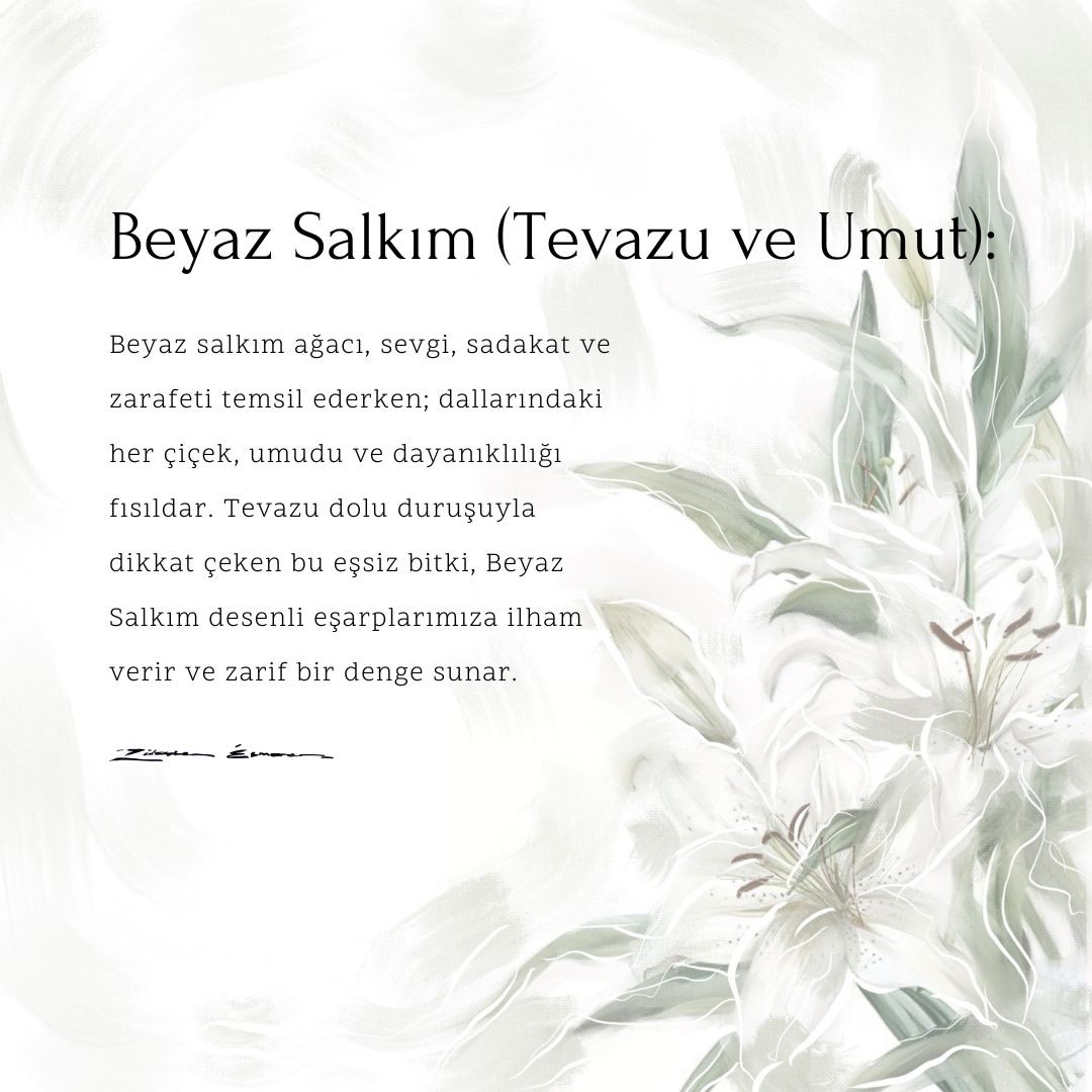 Beyaz Salkım Mürdüm Jakar Serisi