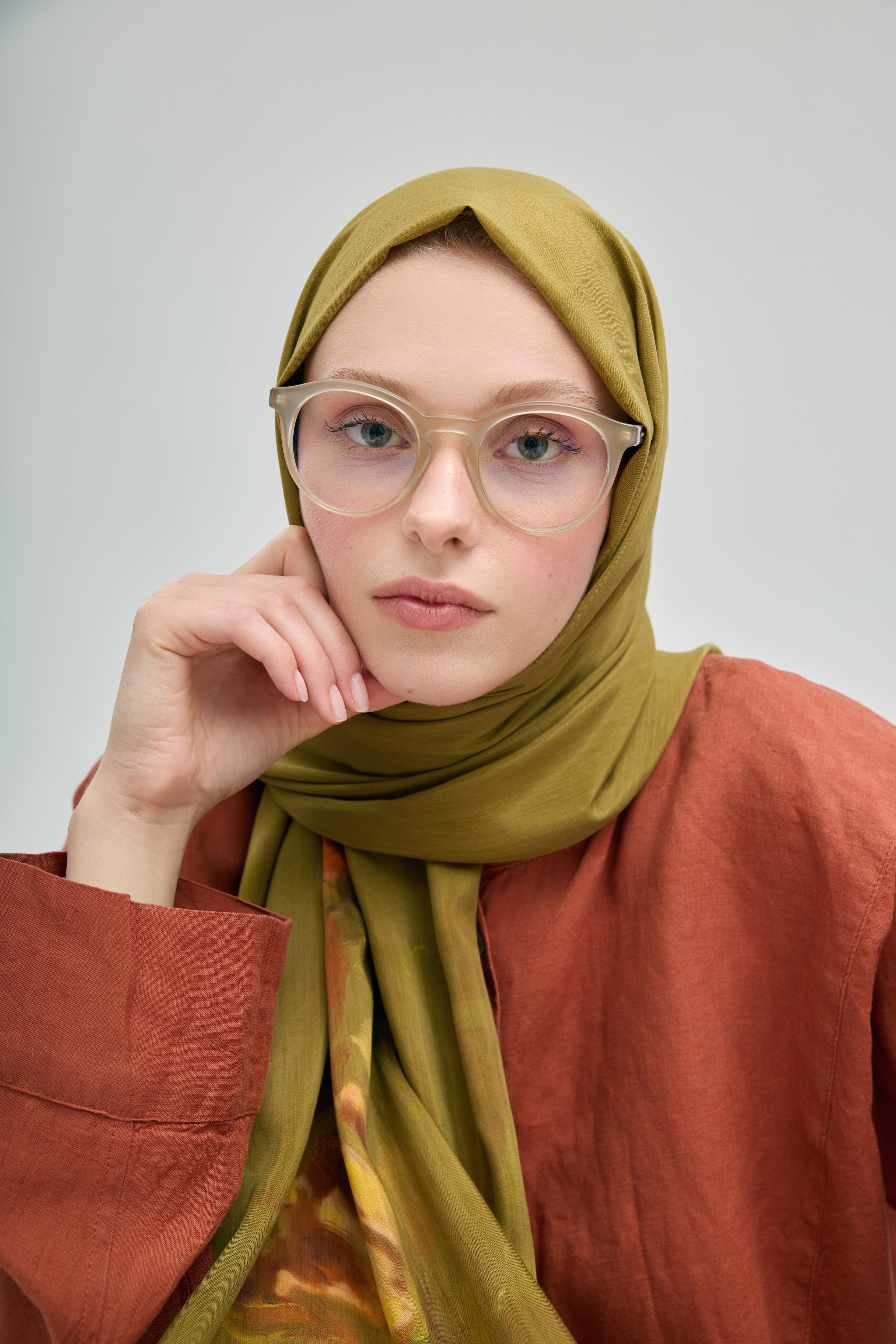 Manolya Zeytin Yeşili Şal 