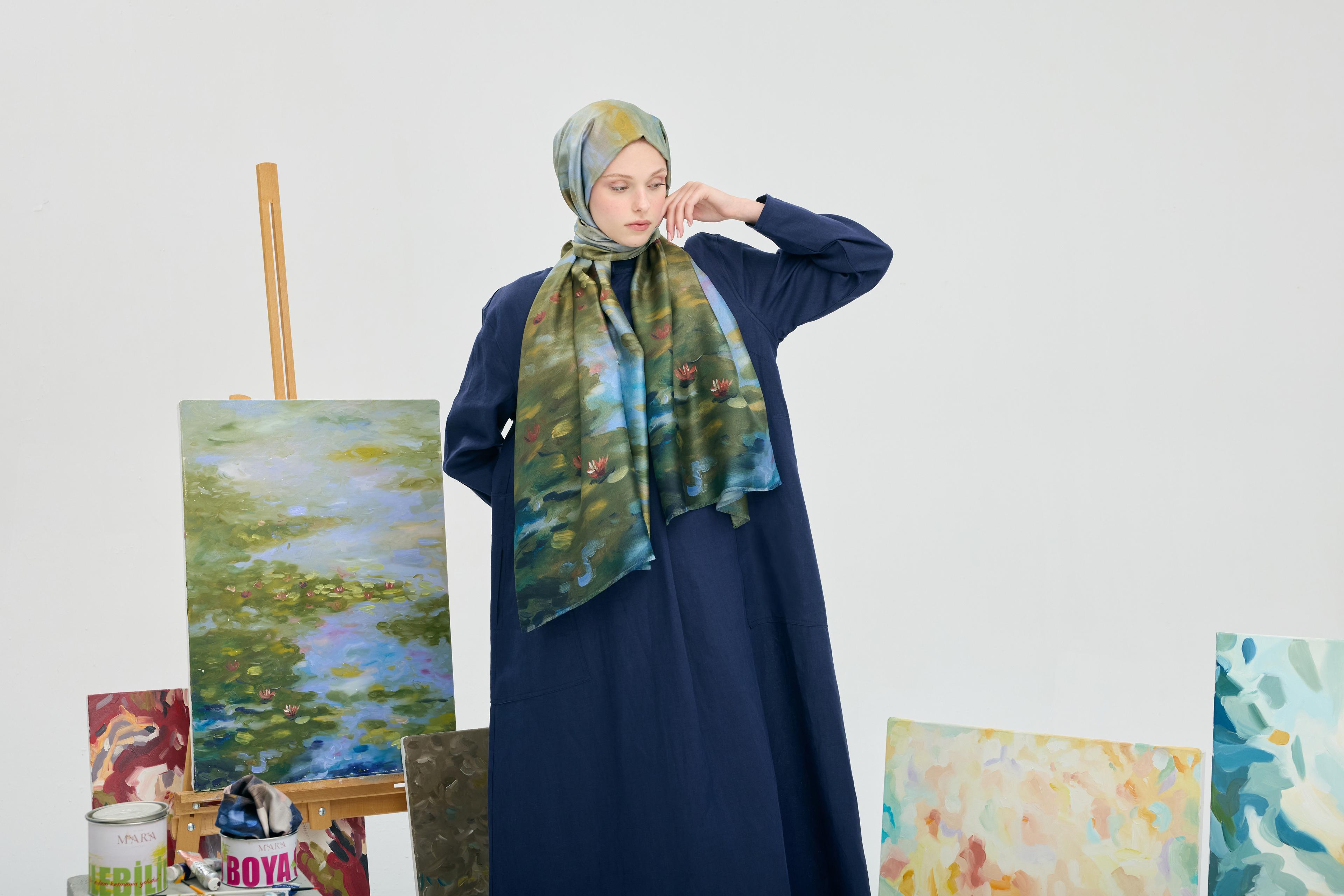 Nilüfer İpek Şal