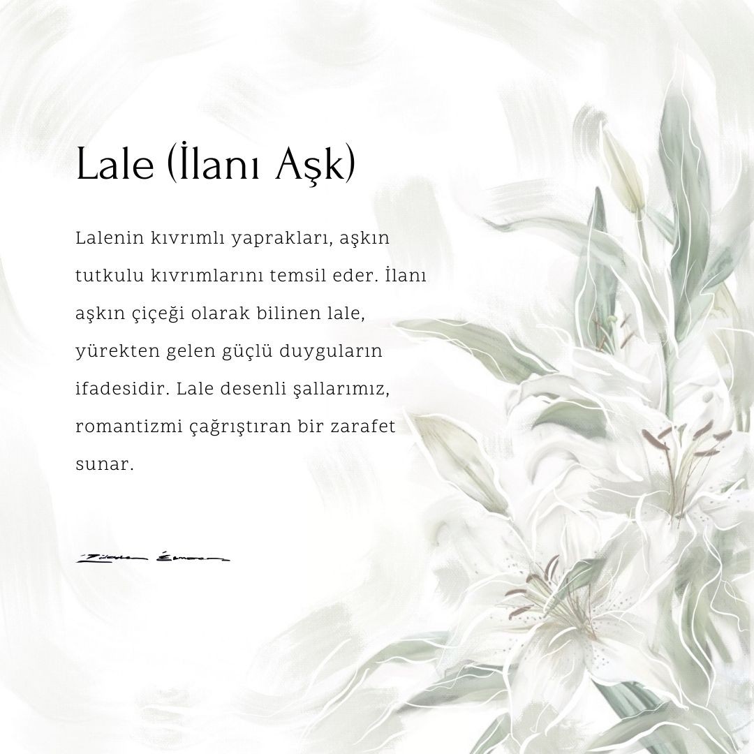Lale Pamuk Vual Şal