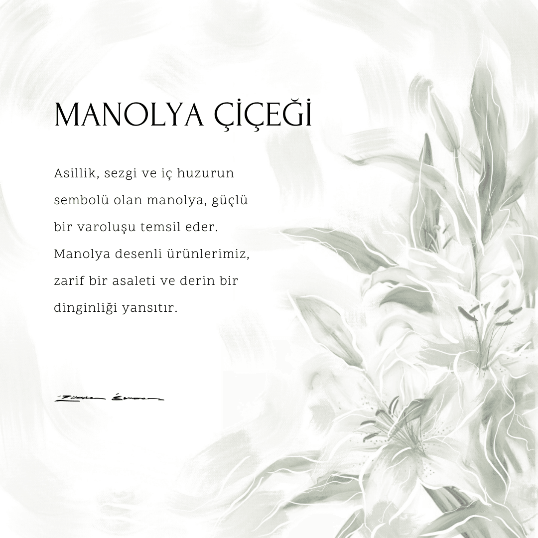 Manolya Gül Kurusu Şal