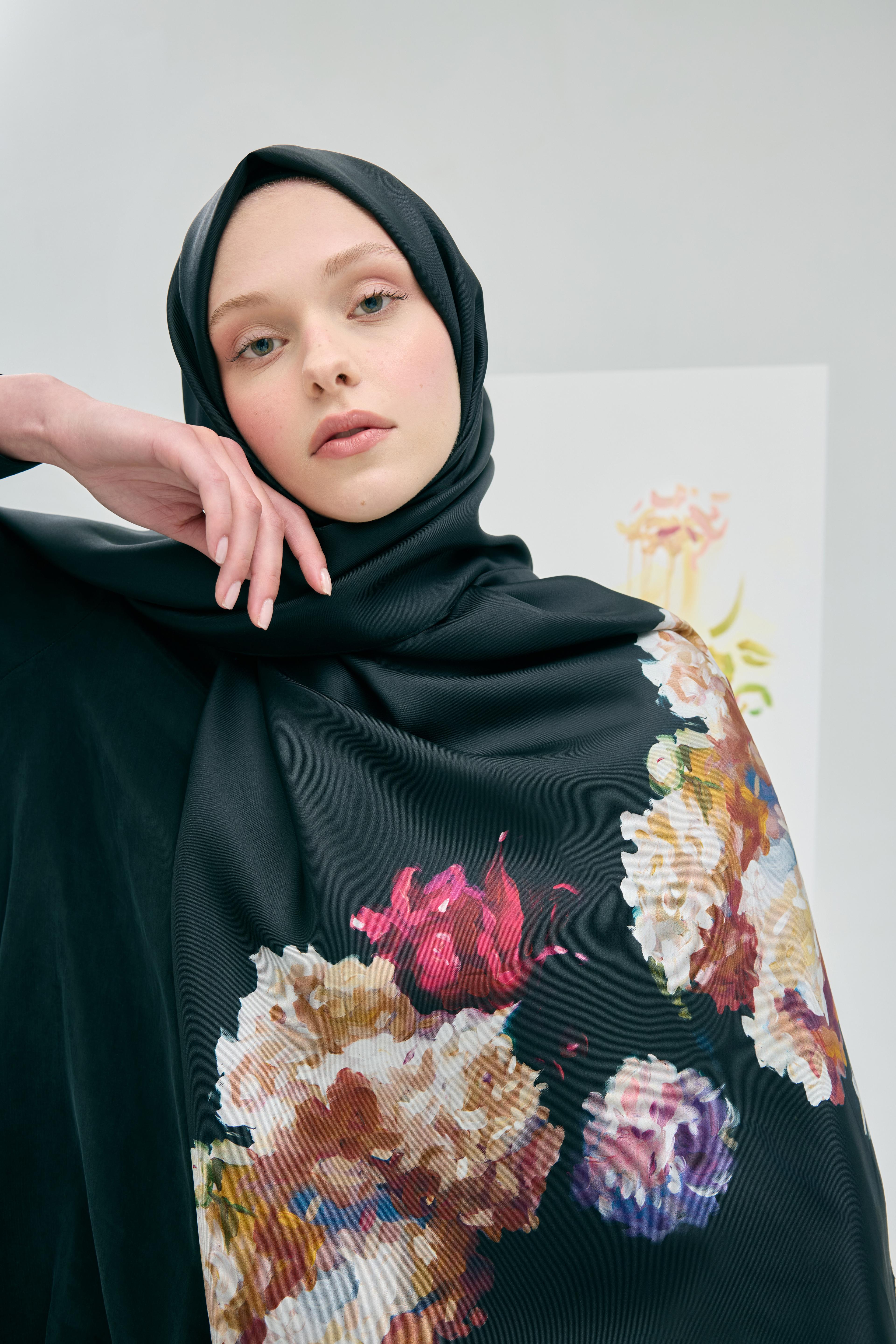 Peony İpek Şal