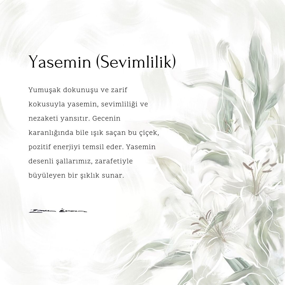 Yasemin Petrol İpek Eşarp