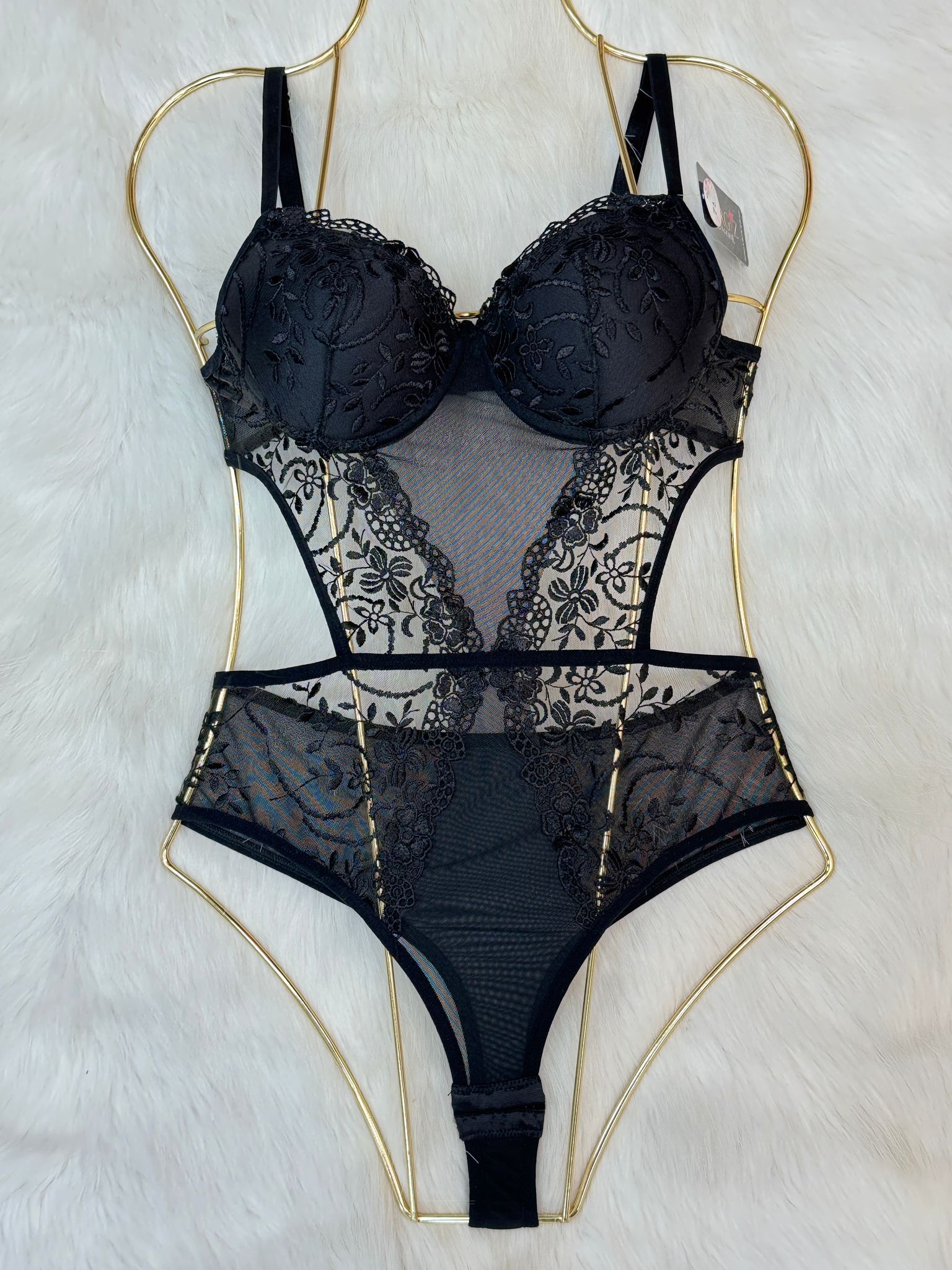 LİMERENCE DESTEKLİ BODYSUİT - SİYAH