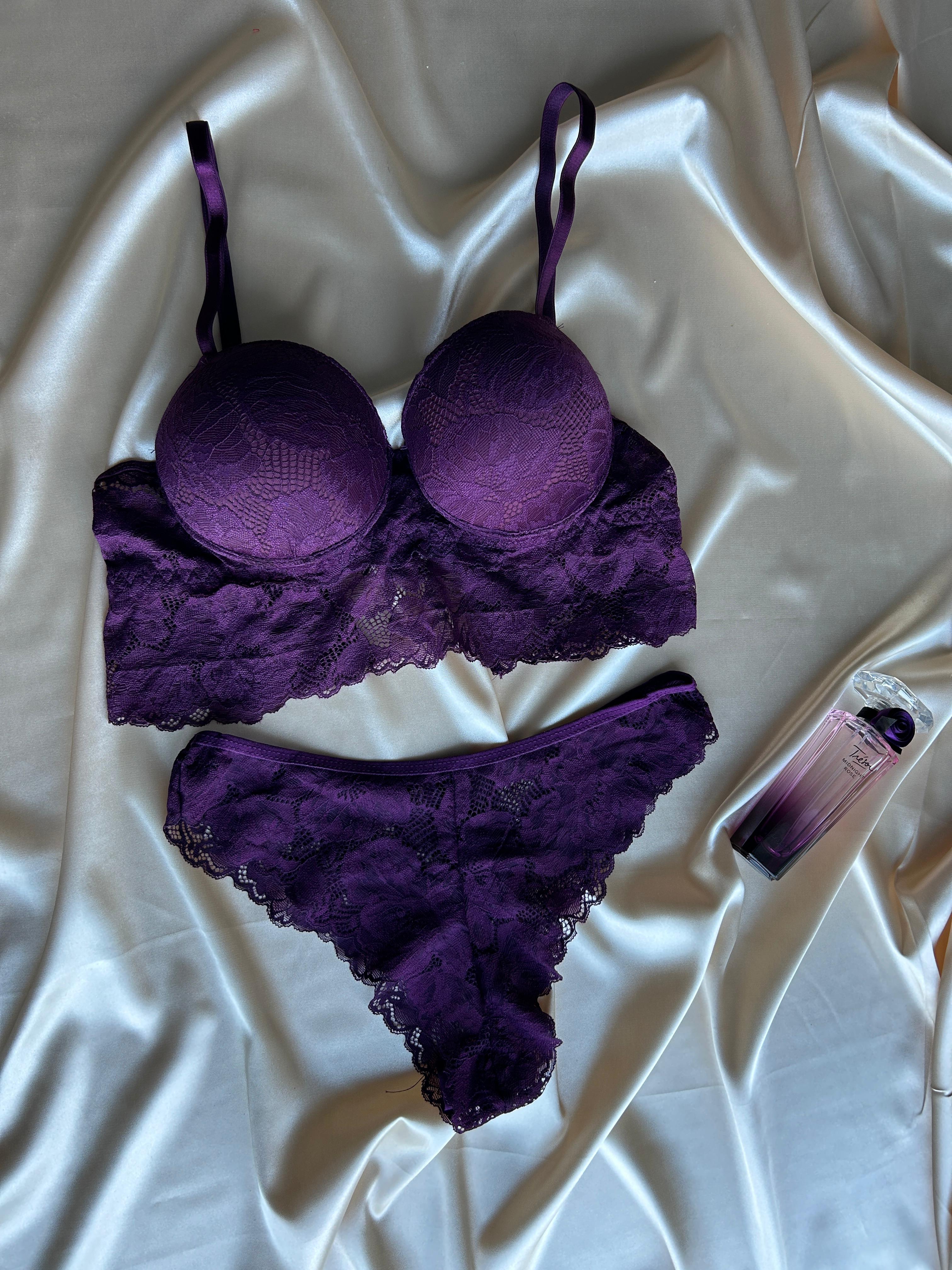 GLAMOUR DESTEKLİ BRALET TAKIM - MOR