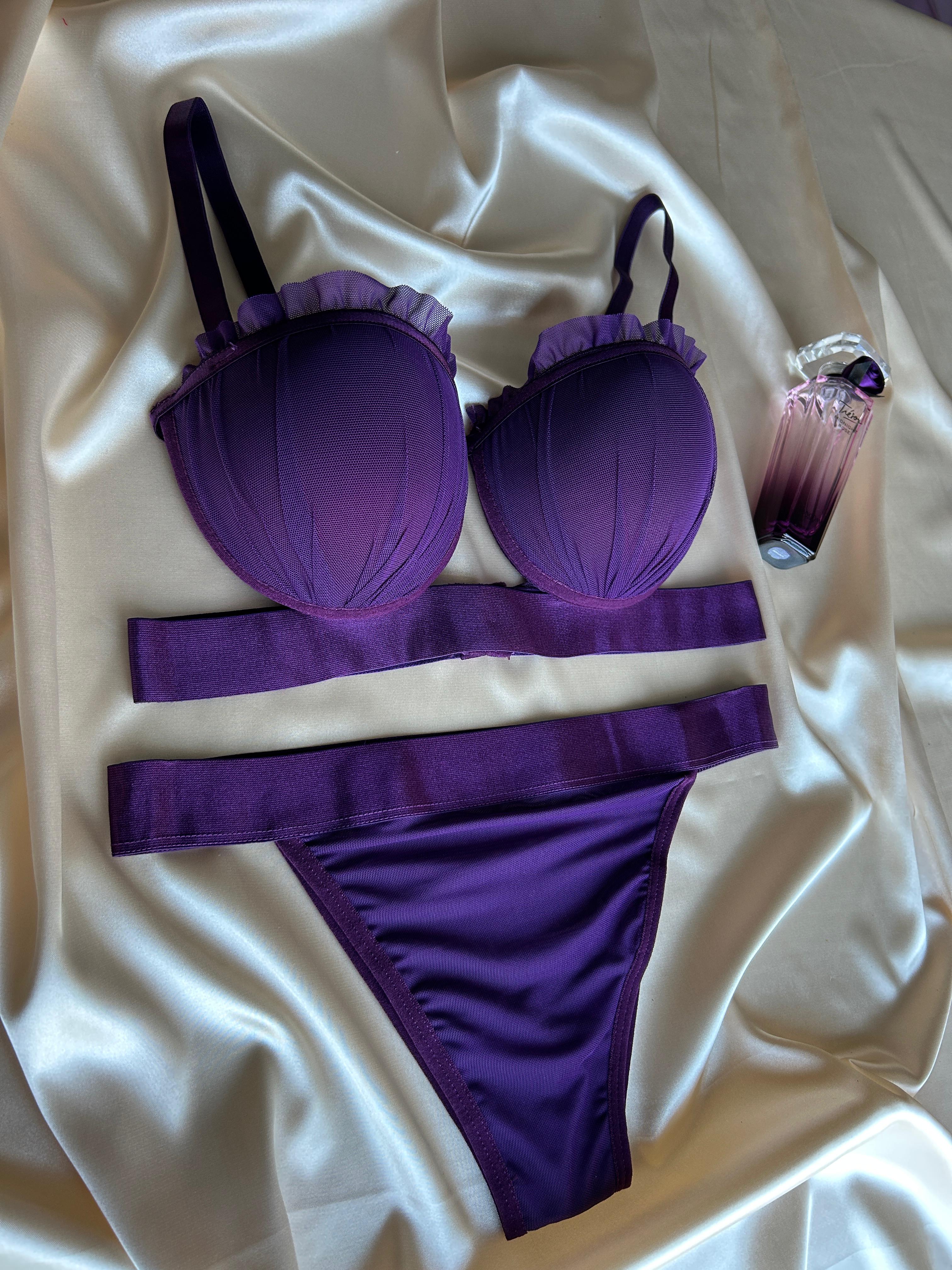 JOYFUK DESTEKLİ SÜTYEN TAKIM - MOR