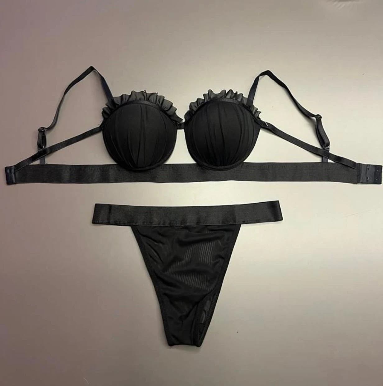 JOYFUK DESTEKLİ SÜTYEN TAKIM - SİYAH