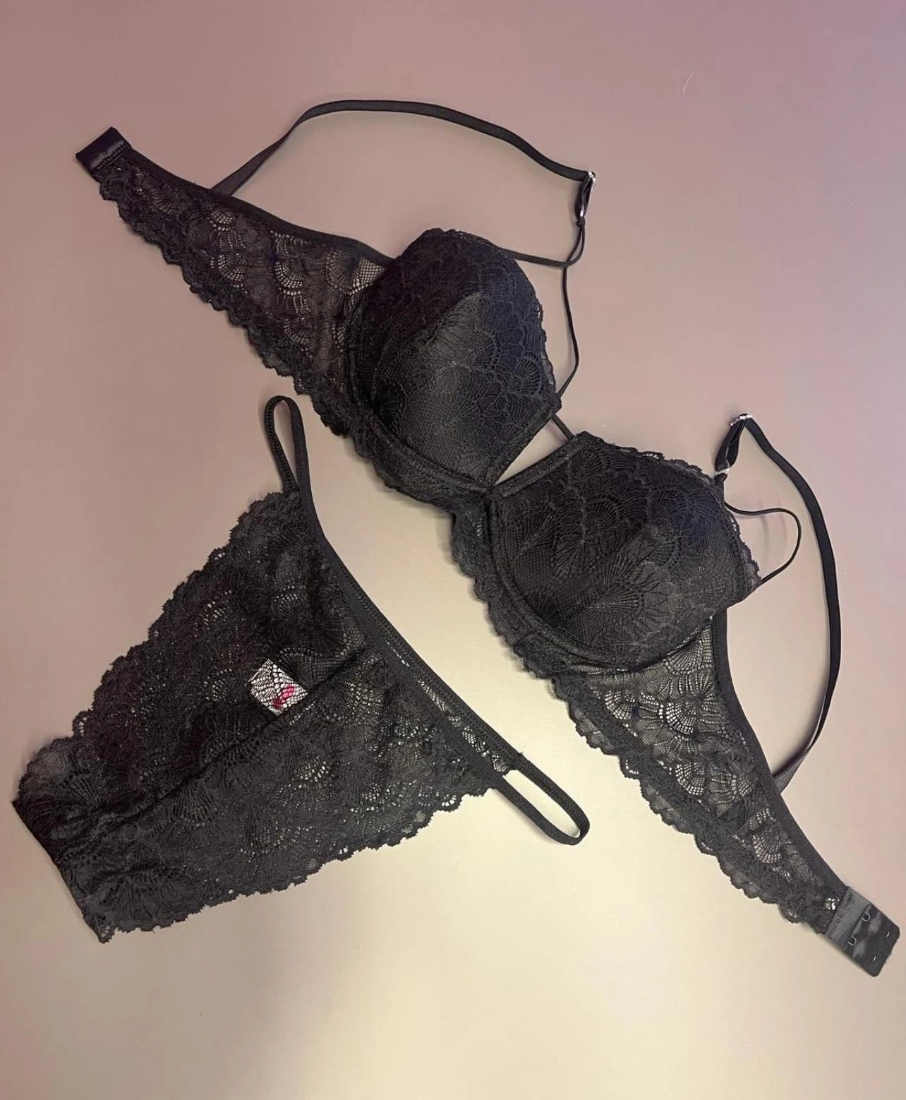 HALCYON DESTEKSİZ SÜTYEN TAKIM - SİYAH