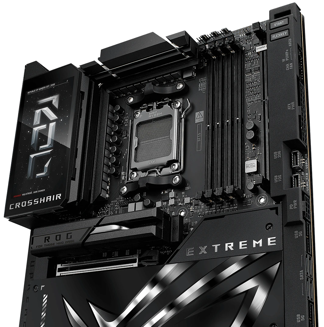 ASUS ROG CROSSHAIR X870E EXTREME 9000MHz (OC) DDR5 Soket AM5 M.2 HDMI Type-C E-ATX Anakart