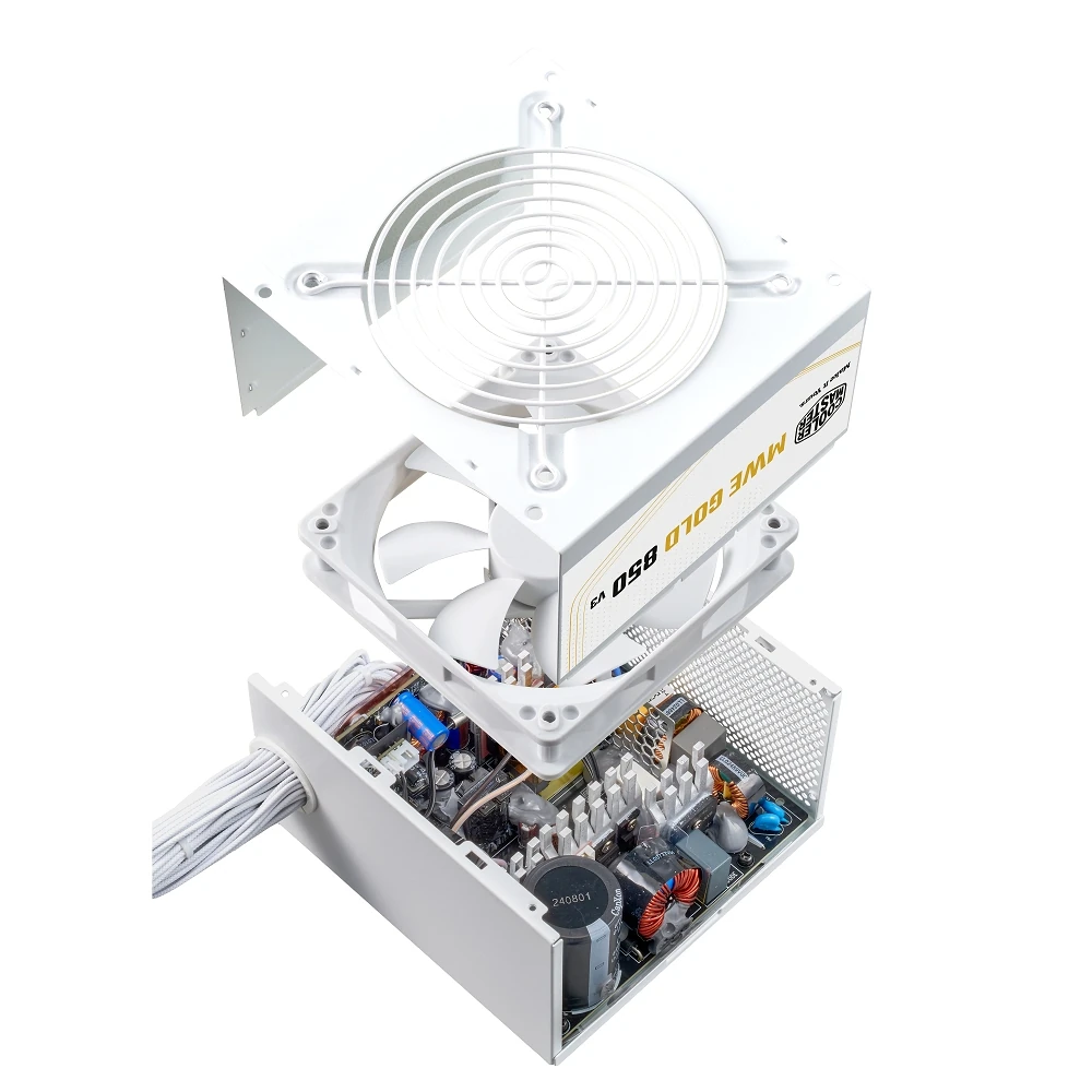 Cooler Master MWE V3 850W 80+ Gold GEN5 – Beyaz Güç Kaynağı