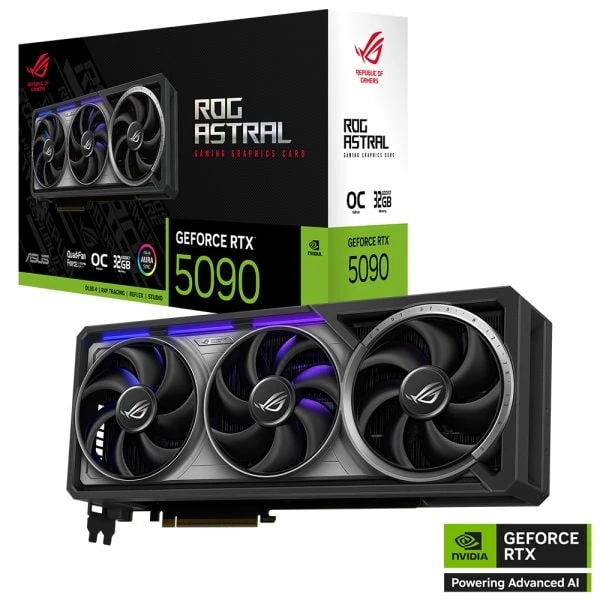 ASUS GeForce RTX 5090 ROG ASTRAL BTF OC Edition 32GB GDDR7 512Bit Ekran Kartı (ROG-ASTRAL-RTX5090-O32G-BTF-GAMING)