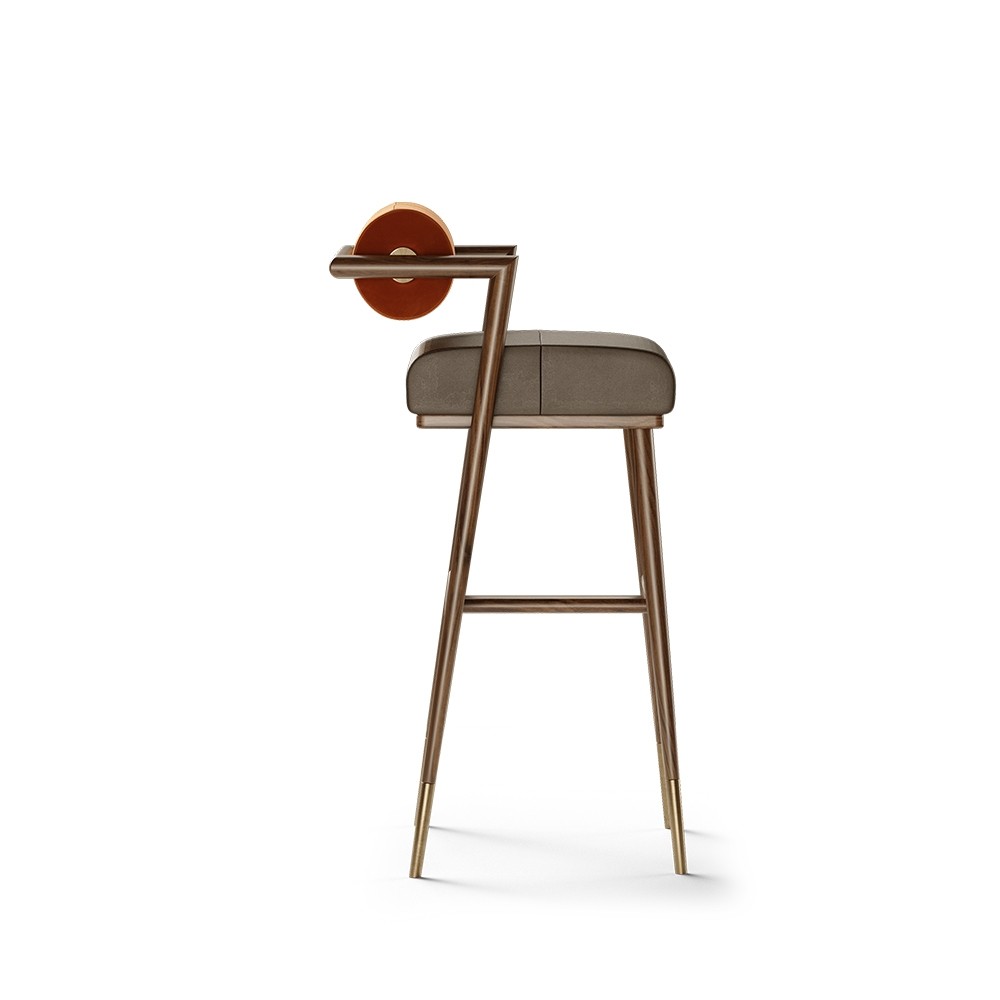 Sitila Wooden Bar Stool