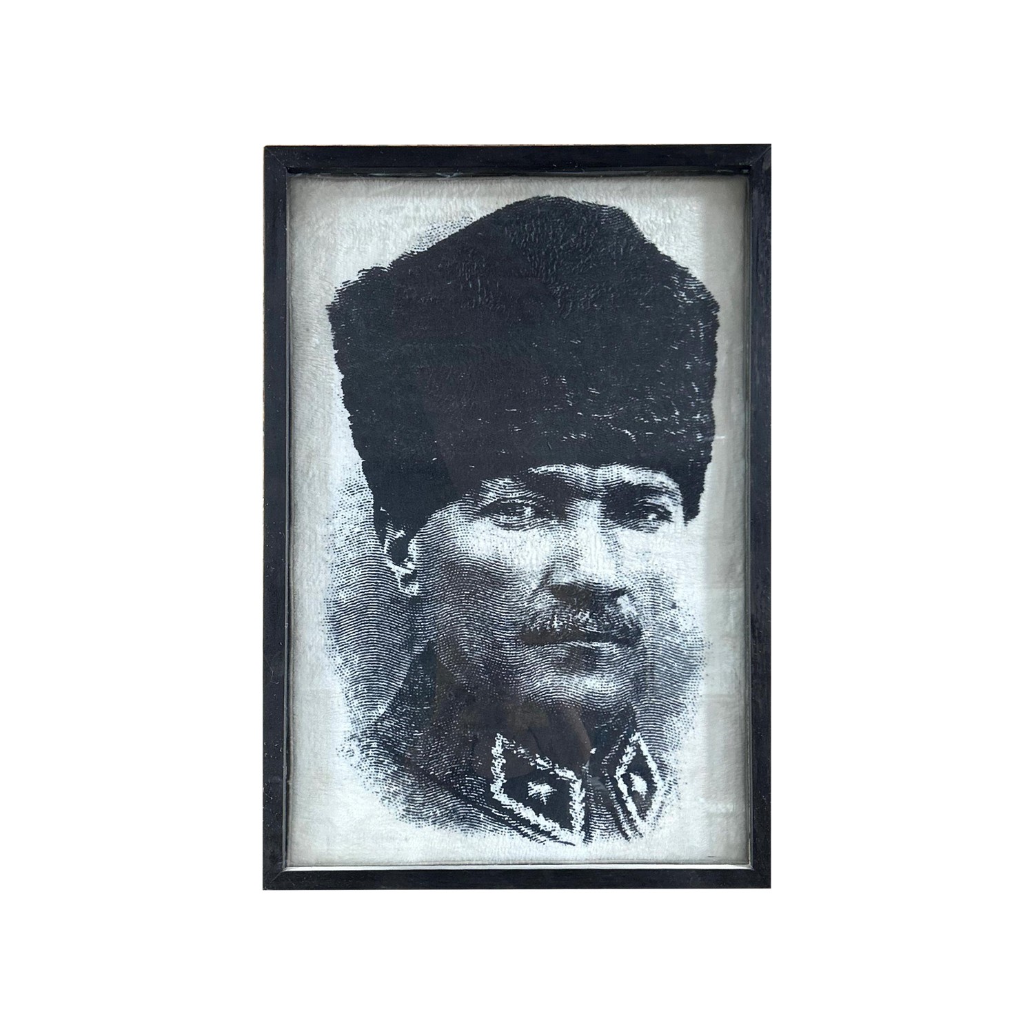 Dokuma Baskı Atatürk Tablosu