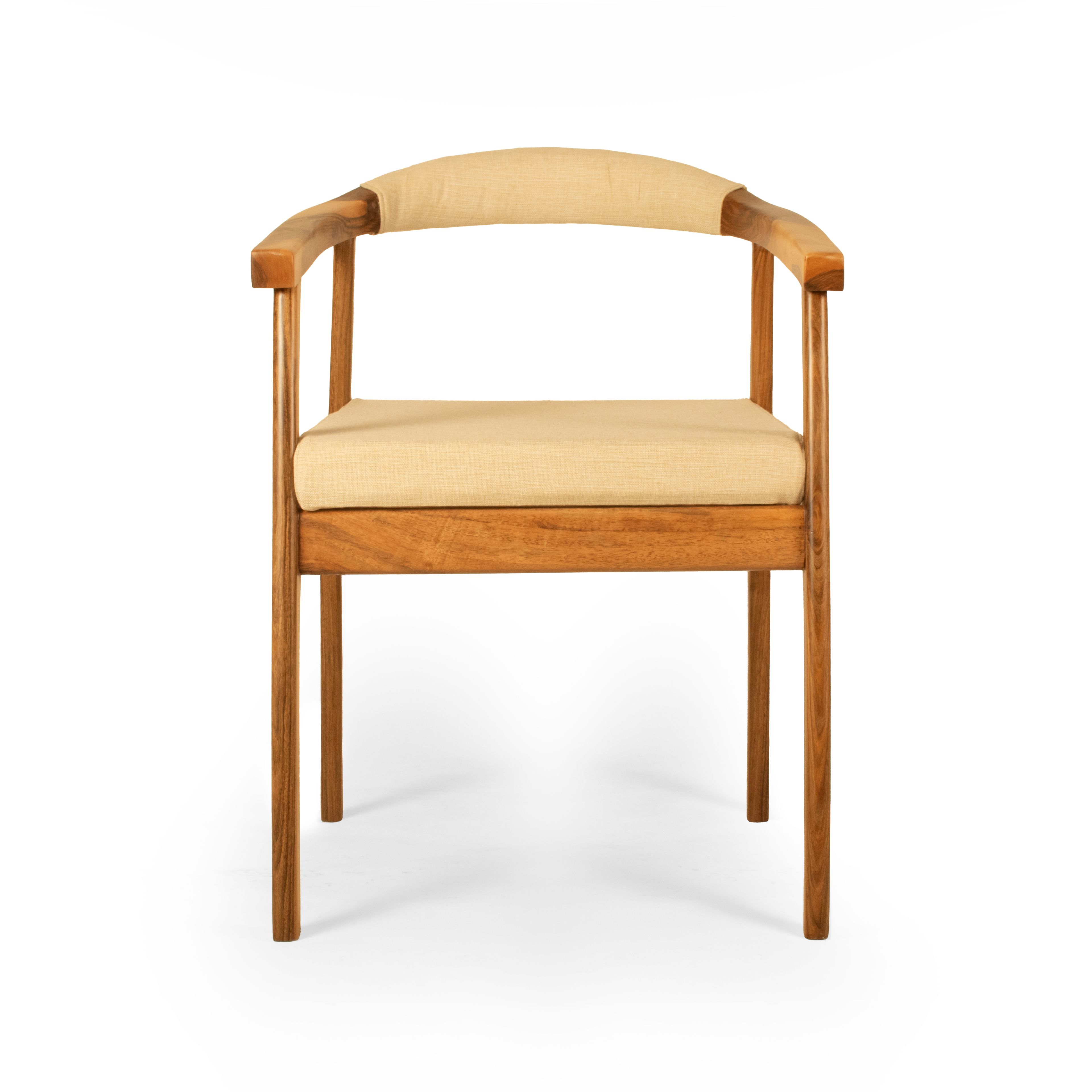  Porto Wooden Design Chair with Upholstered Back