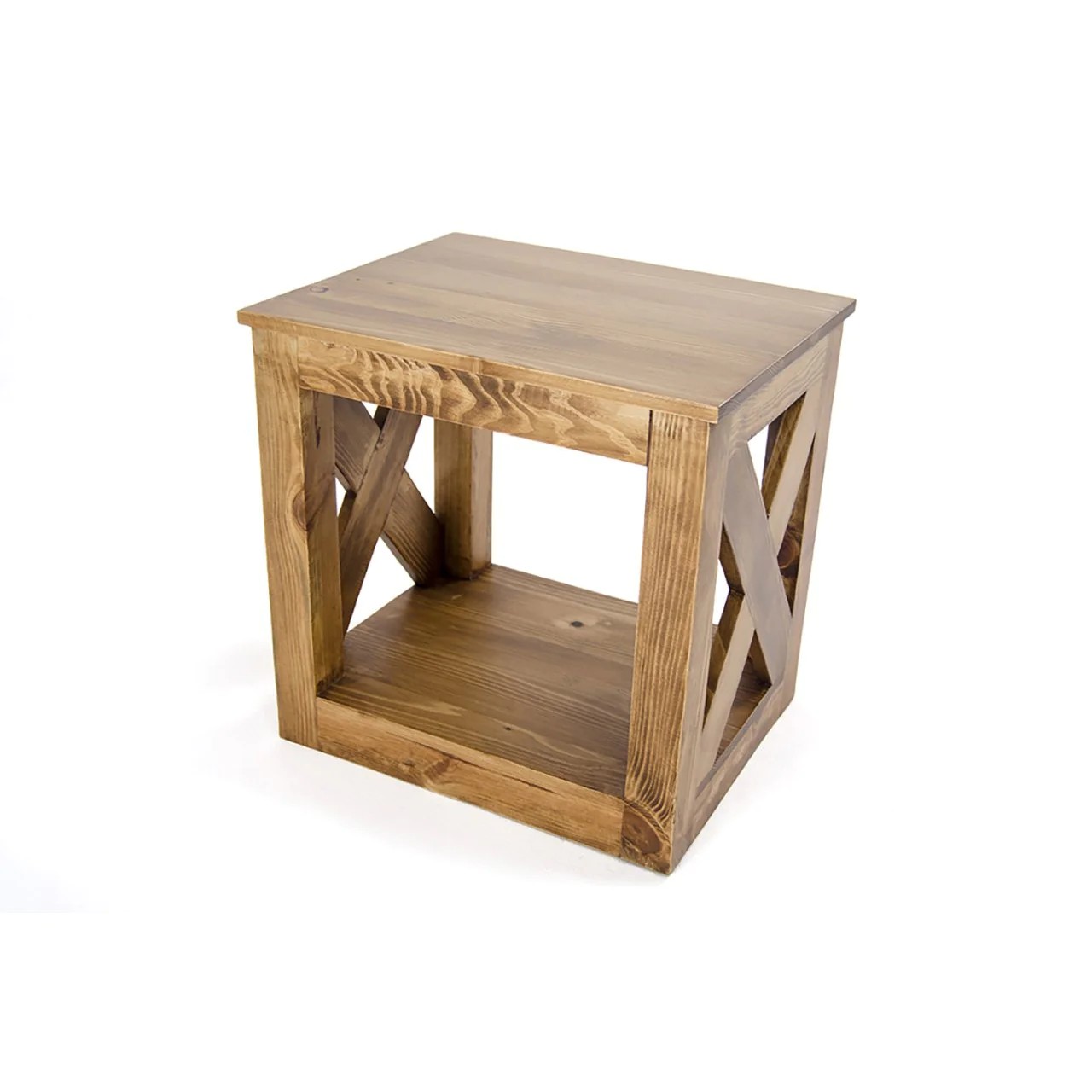  Macapa X Detailed Wooden Coffee Table