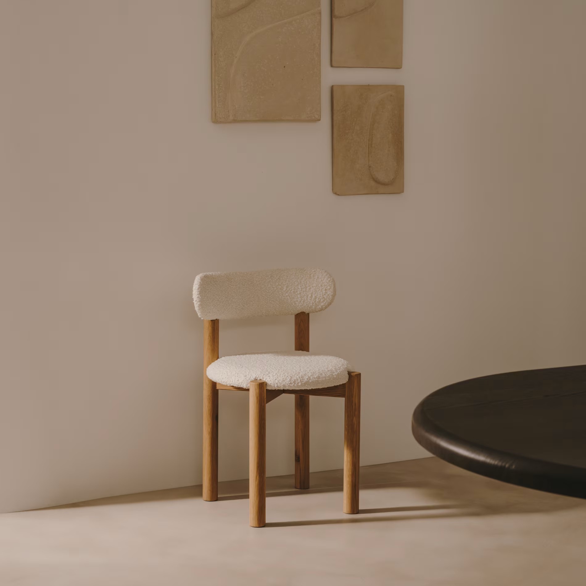 Siena Wooden Chair  - Beyaz