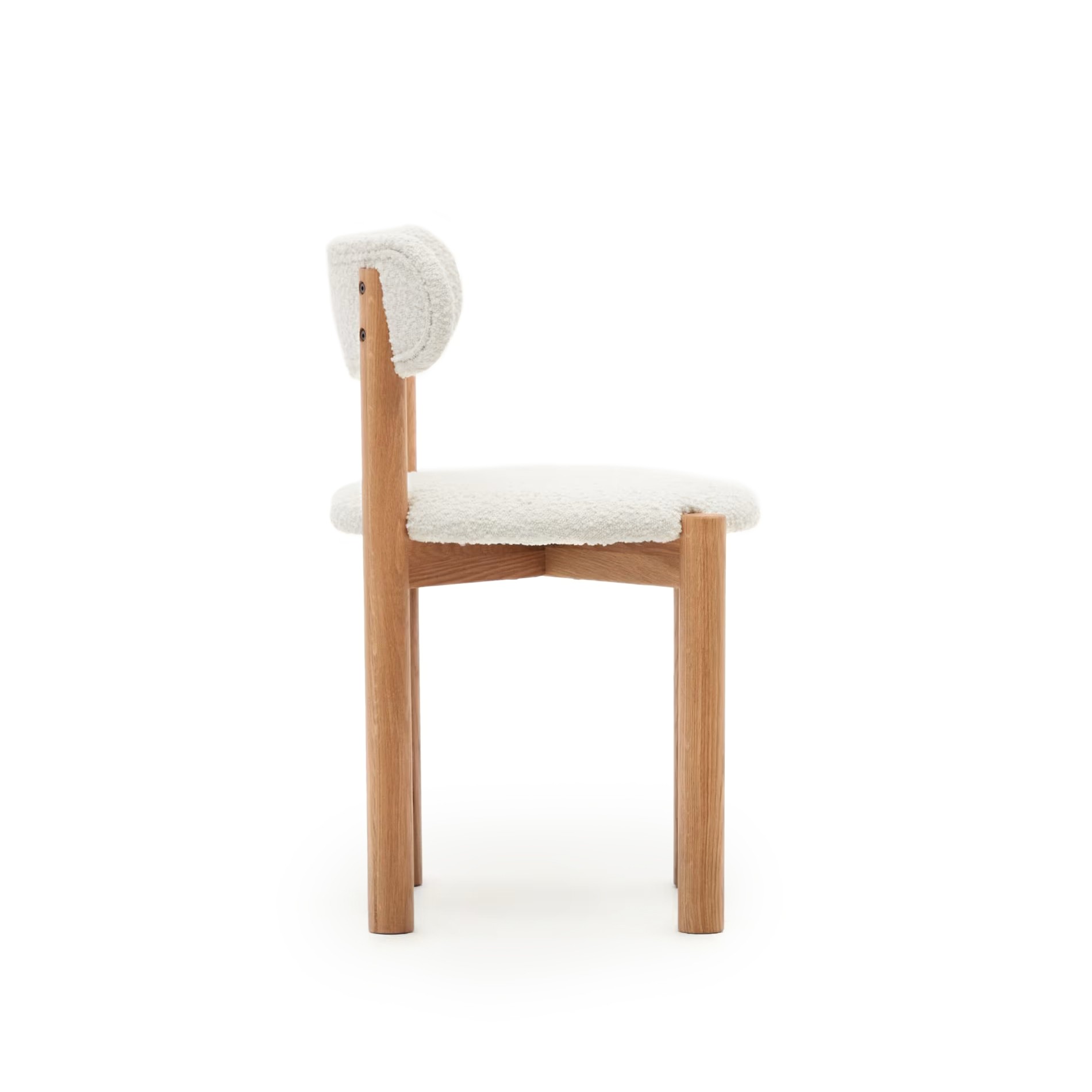 Siena Wooden Chair  - Beyaz