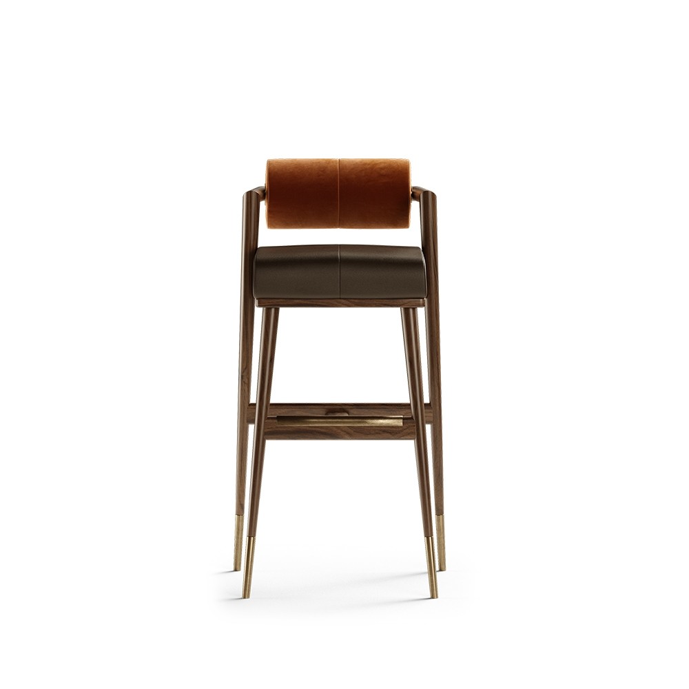 Sitila Wooden Bar Stool