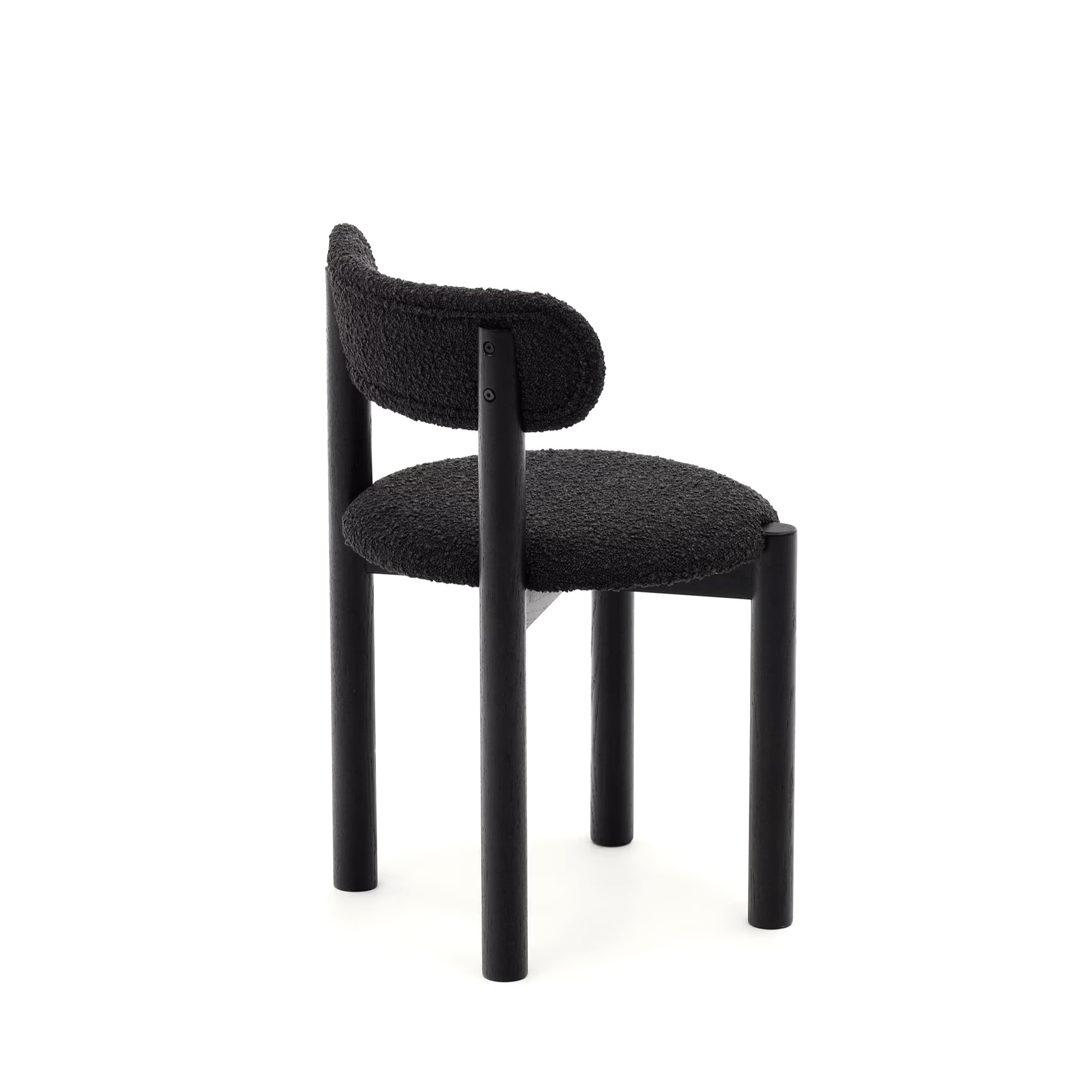 Siena Wooden Chair  - Siyah