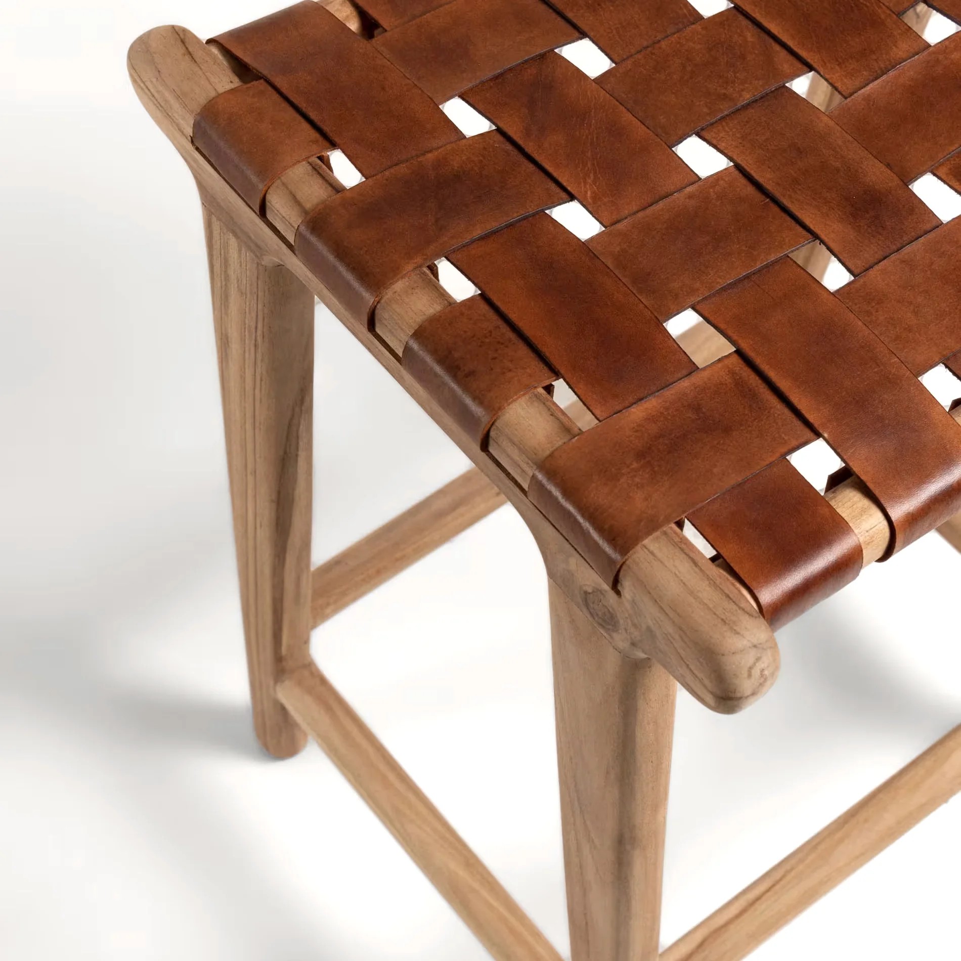 Baraki Wooden Stool - Beech