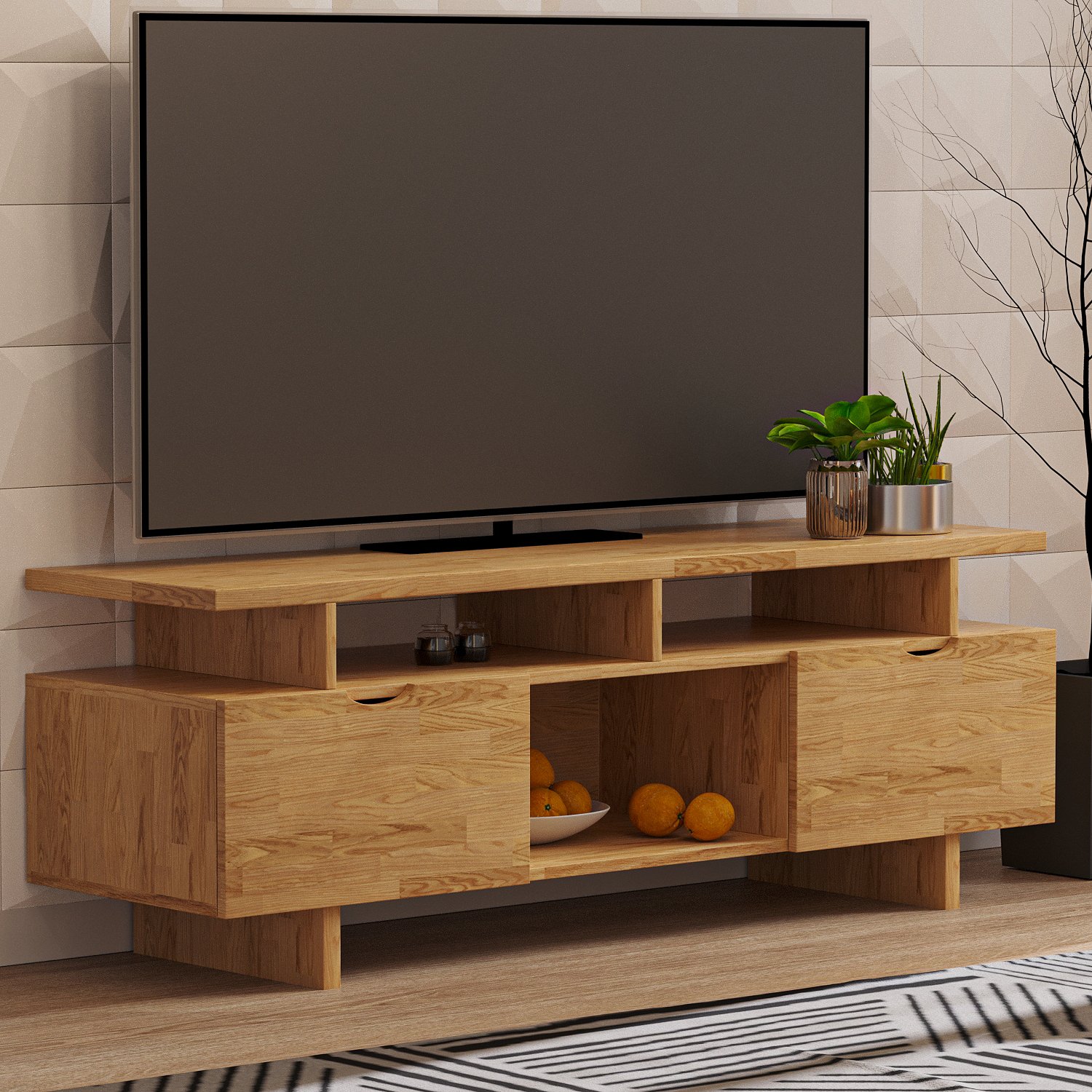  Bonao Wooden TV Unit