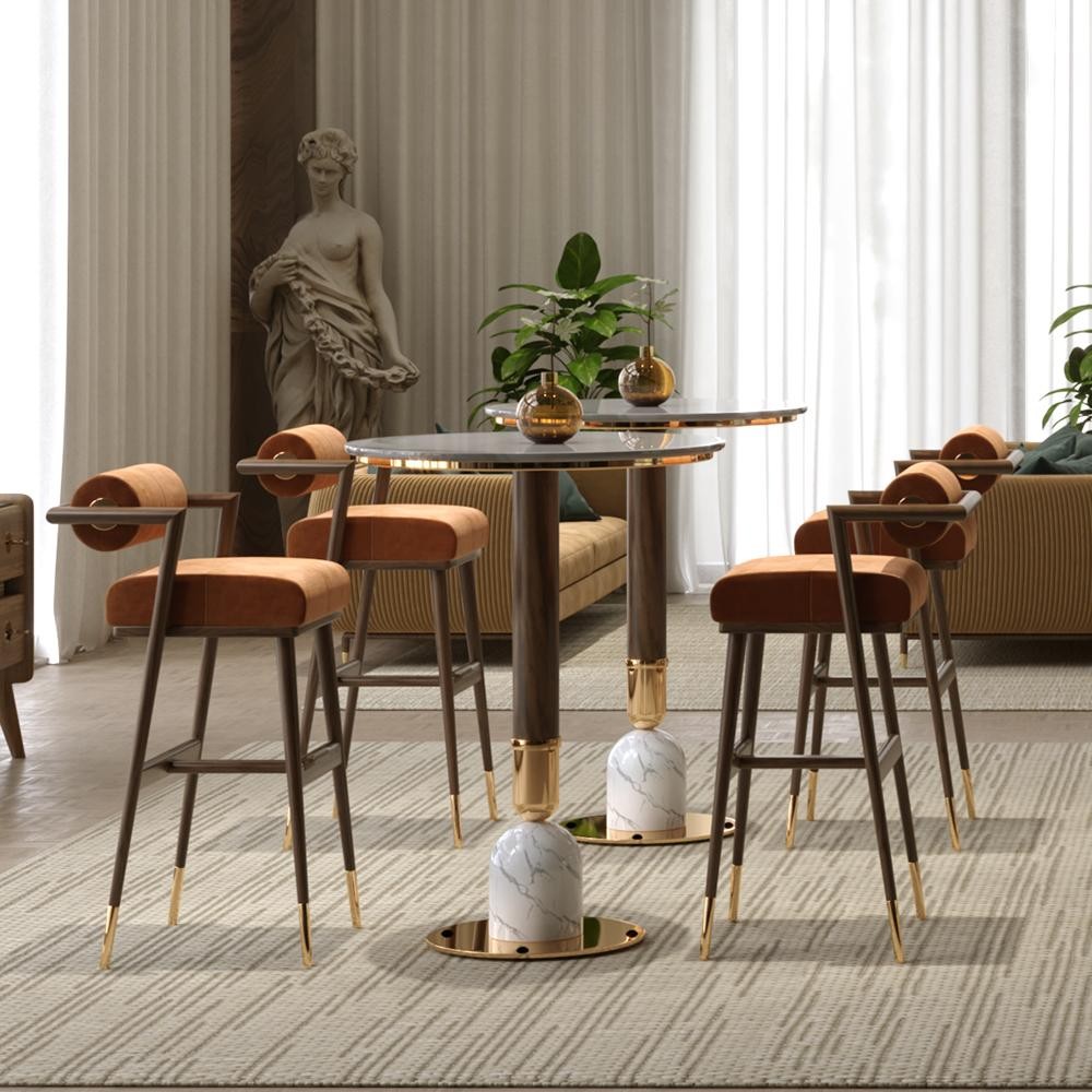 Sitila Wooden Bar Stool