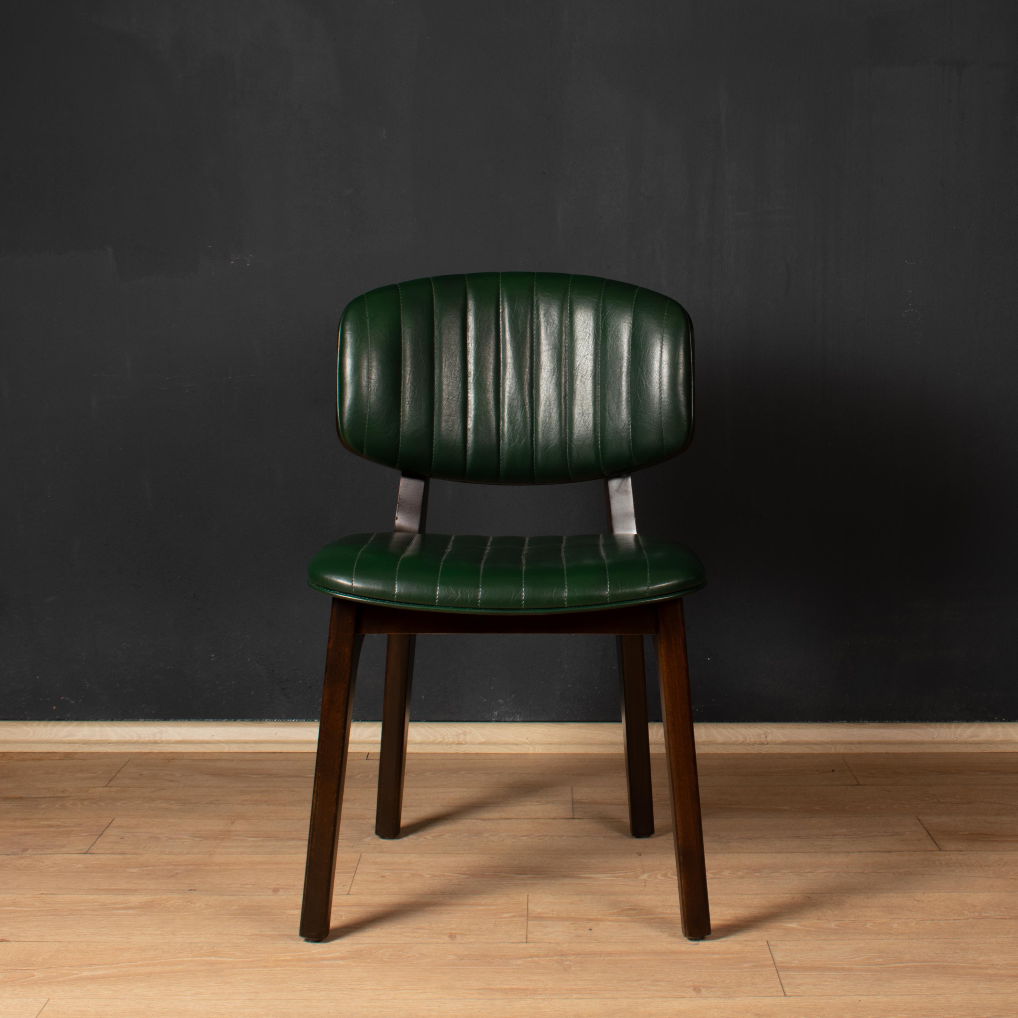  Baden Wooden Chair - Dark Green