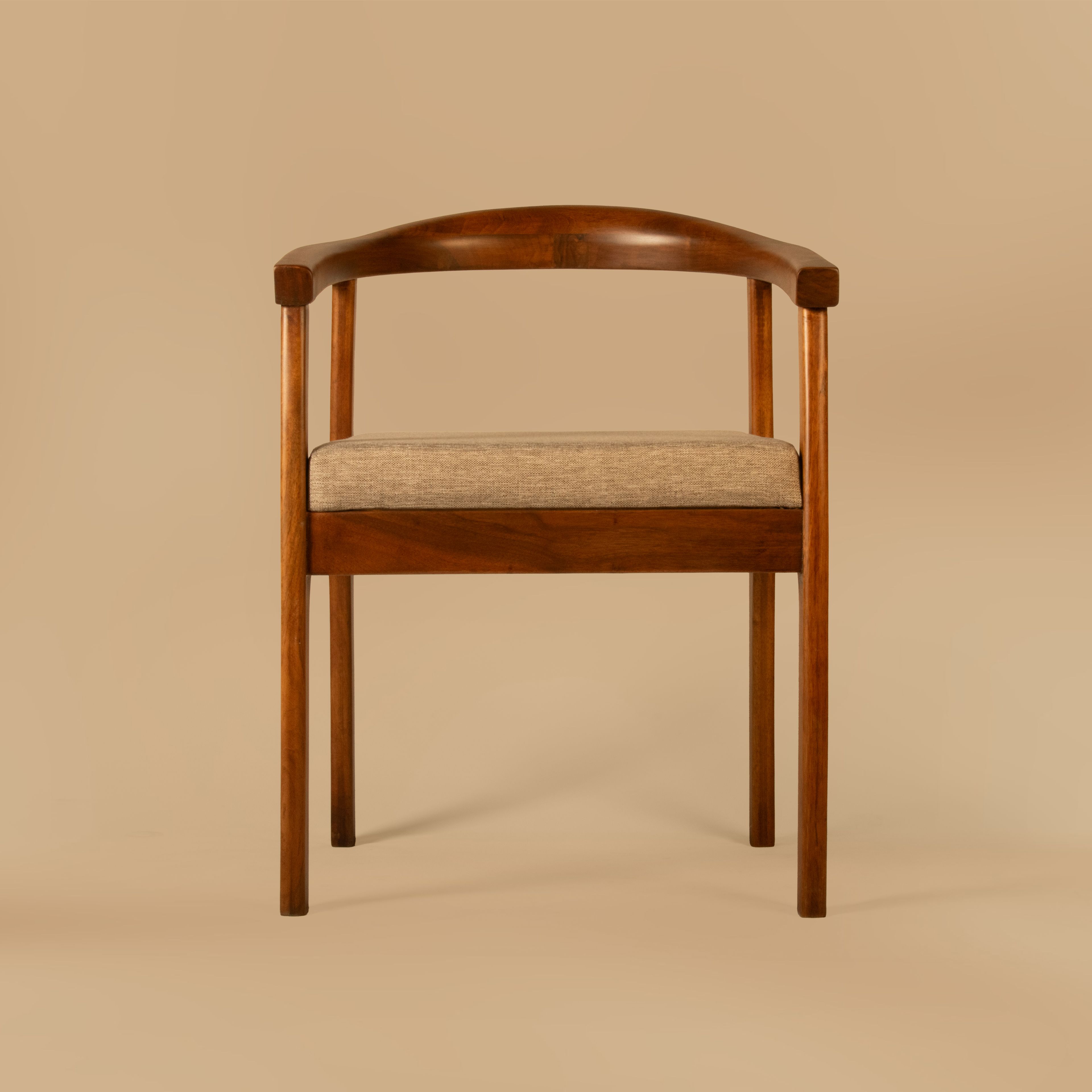  Porto Wooden Design Chair - Dark Walnut